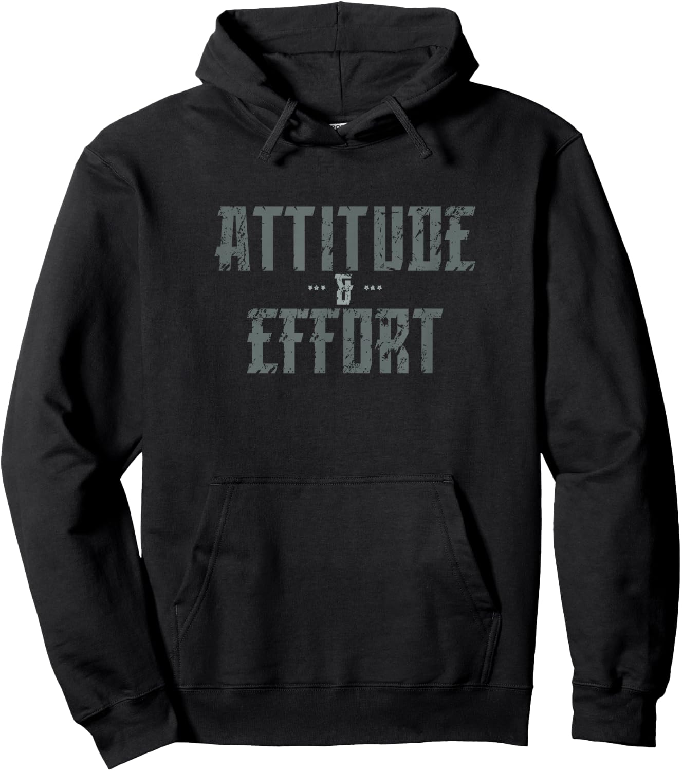 Attitude & Effort Hoodie - Hoodie | Black