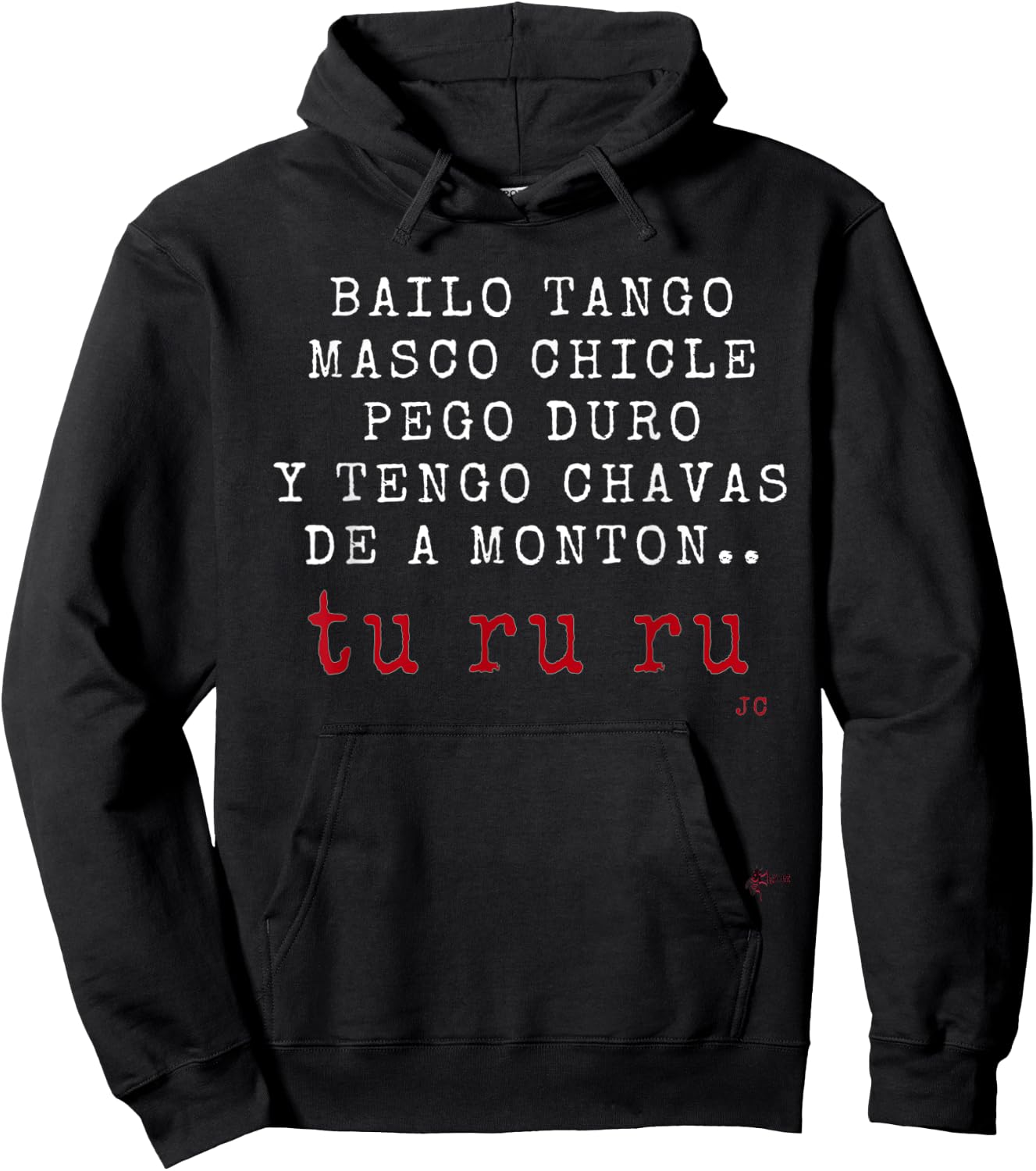 TURURU Bailo Tango...Spanish Nostalgia Hoodie - Hoodie | Black
