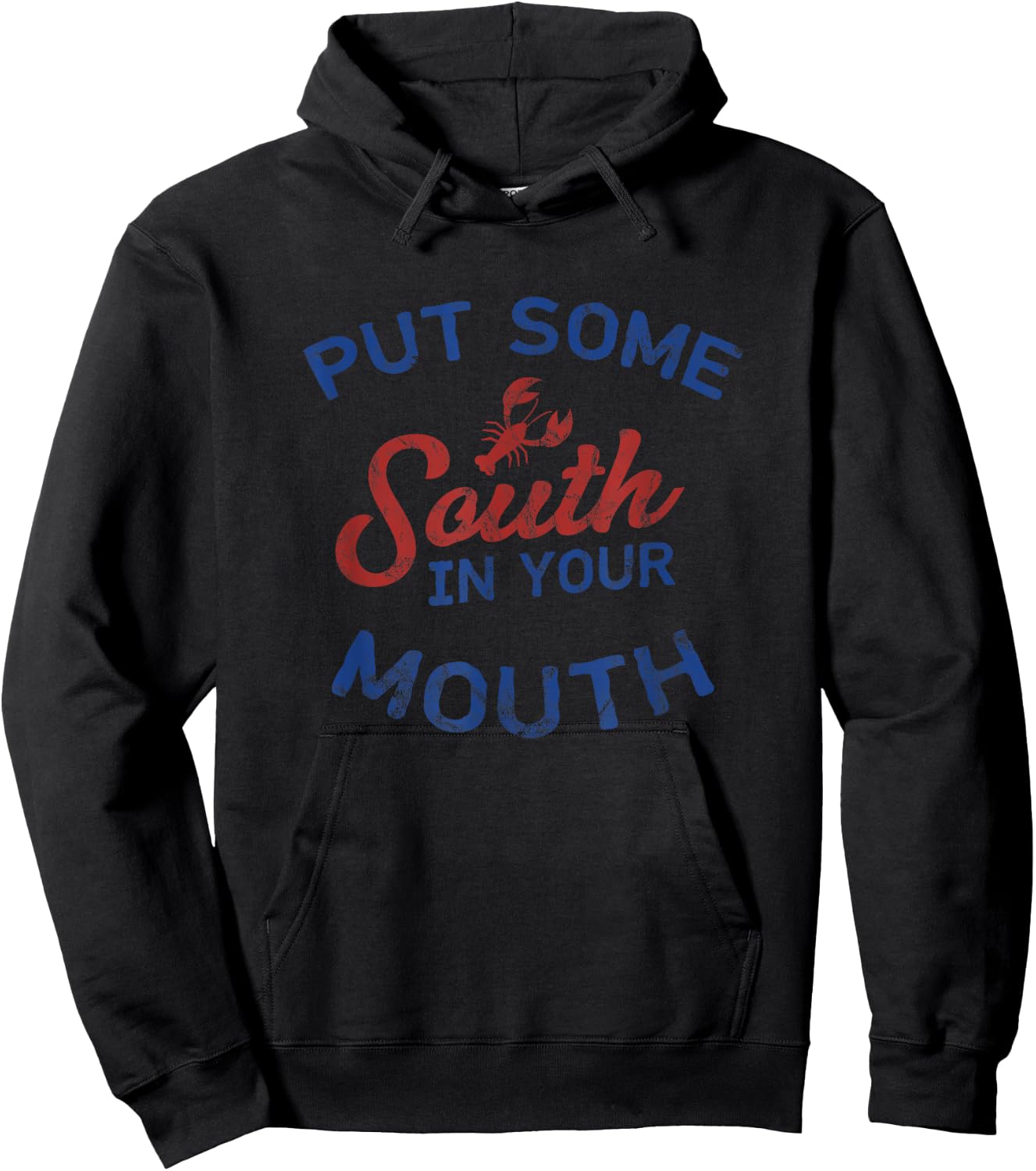 Crawfish Funny Southern Mardi Gras Cajun Gift Shirt Hoodie - Hoodie | Black