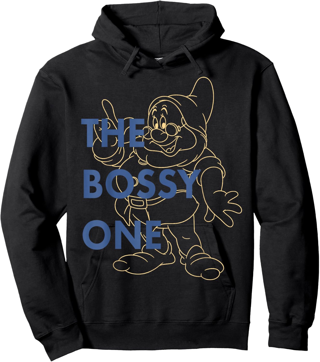 Disney Snow White Doc The Bossy One Graphic Hoodie - Hoodie | Black