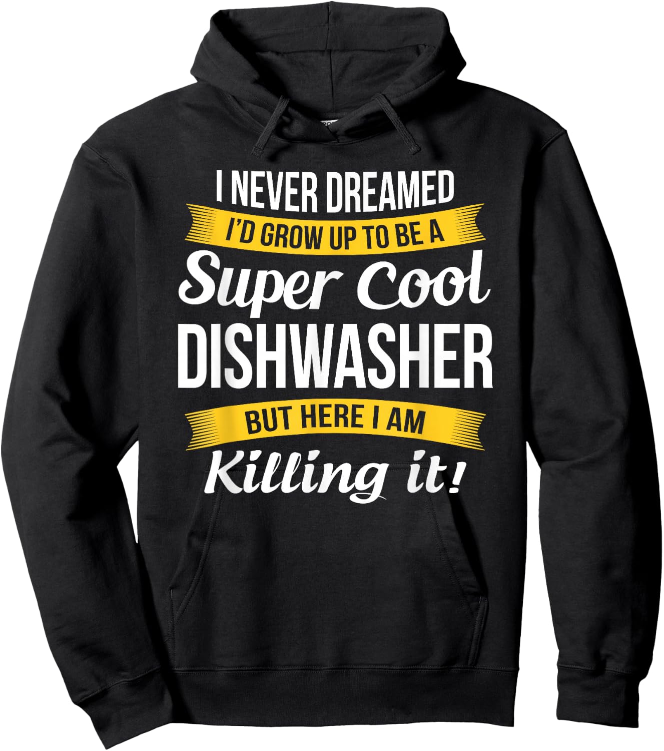 Dishwasher Shirt Funny Gift Hoodie - Hoodie | Black