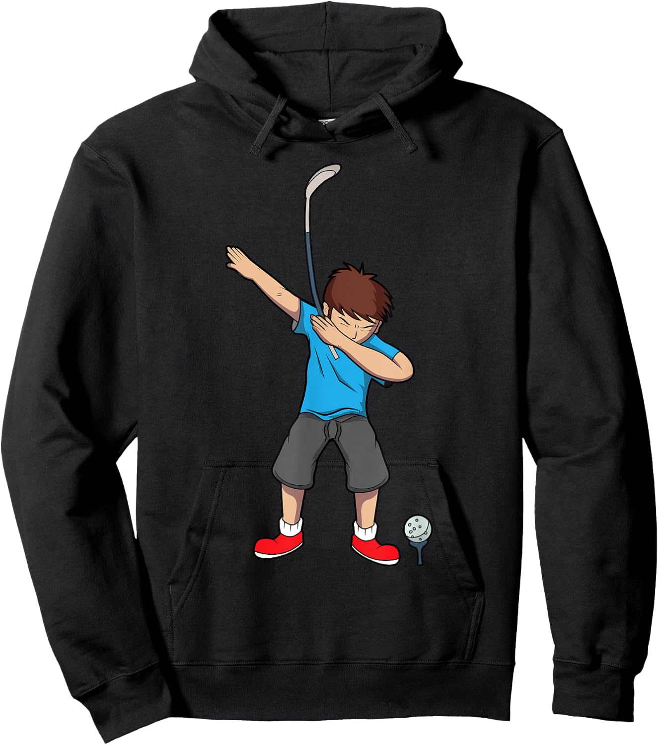 Dabbing Golf Boy Shirt | Cool I Love Golf Gift Hoodie - Hoodie | Black
