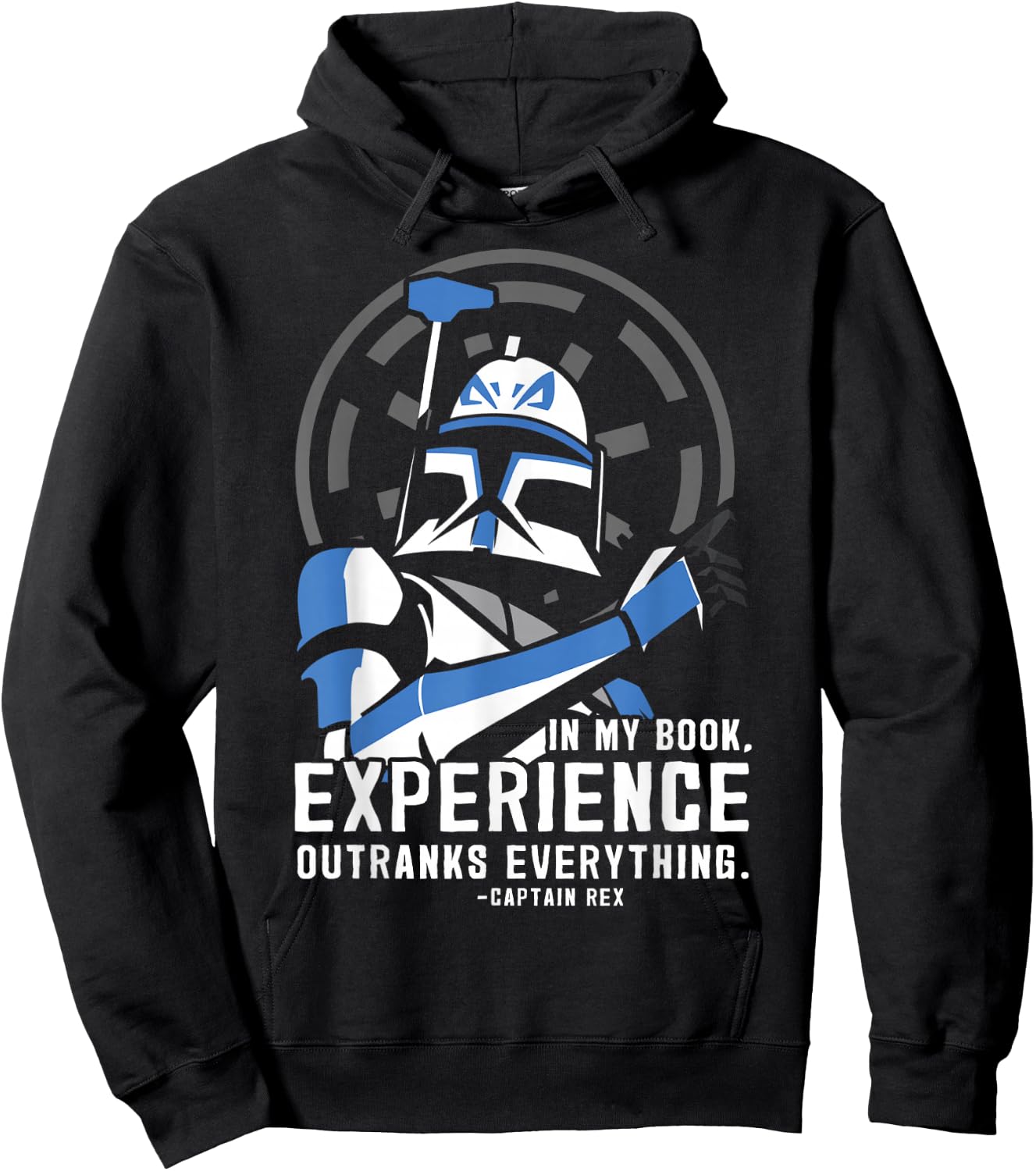 Star Wars Clone Wars Captain Rex Experience Graphic Hoodie - Hoodie | Black