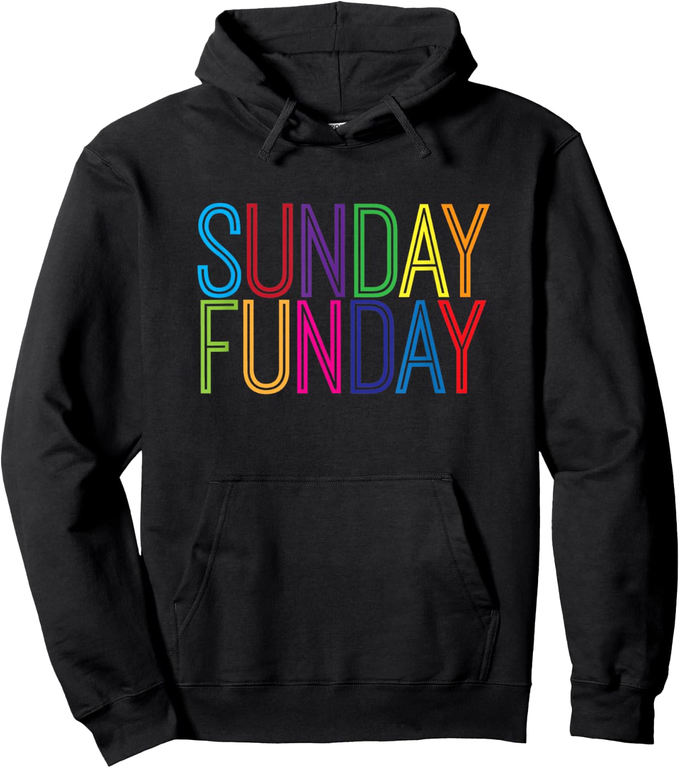 Sunday Funday T shirt Hoodie - Hoodie | Black