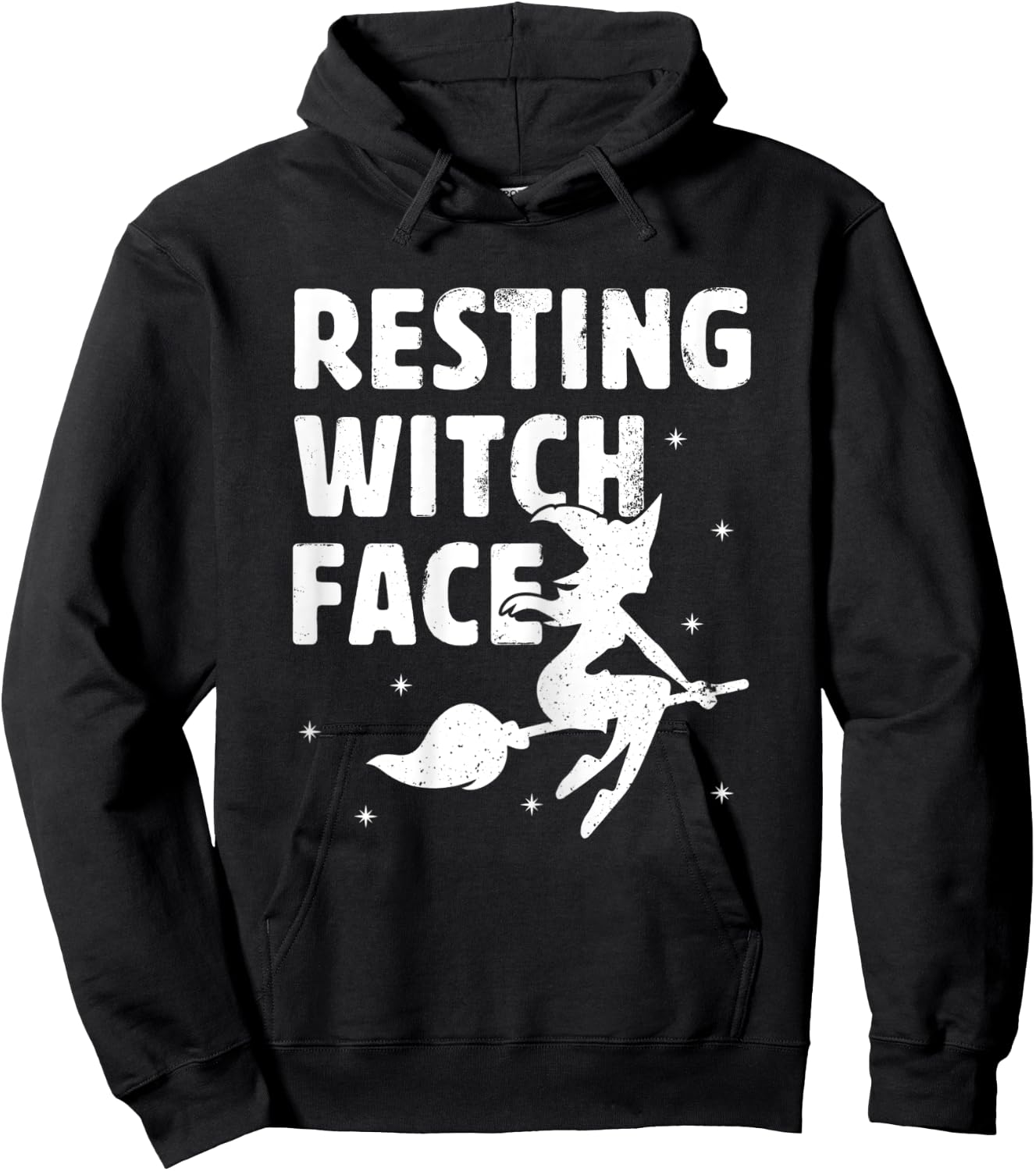 Resting Witch Face Shirt - Witches Halloween Costume Gift Hoodie - Hoodie | Black