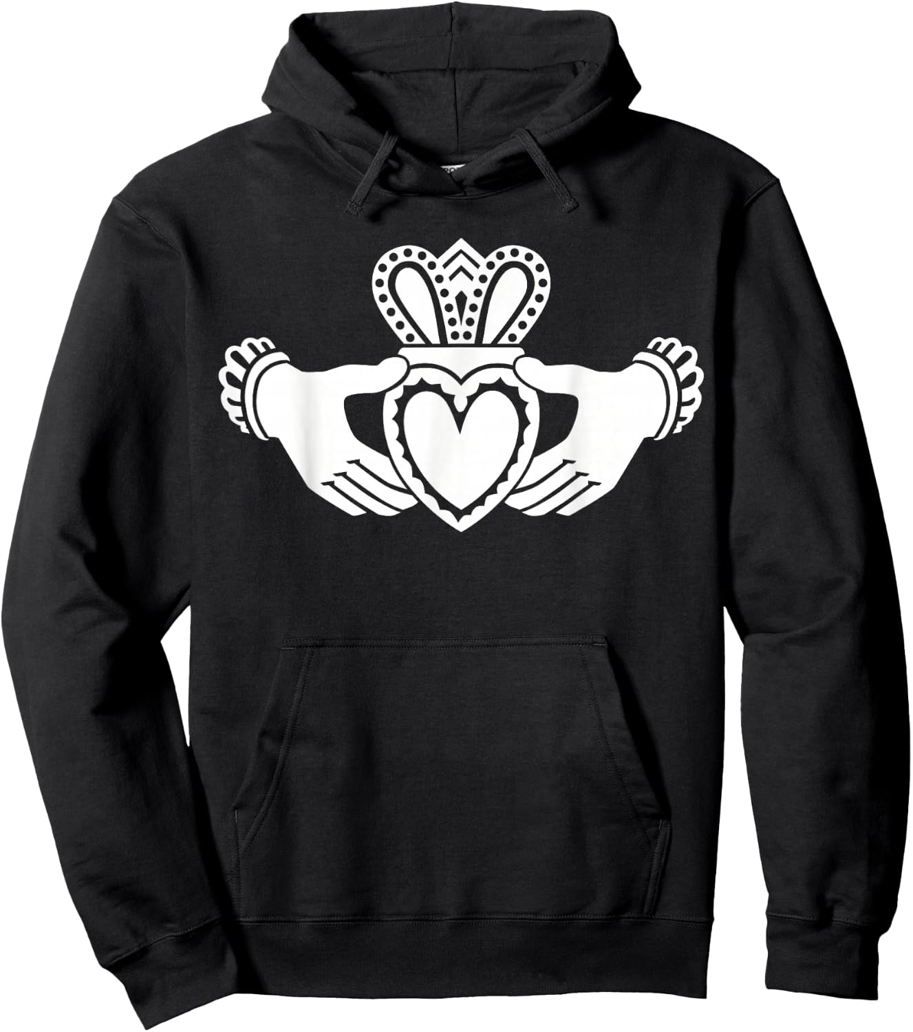 Celtic claddagh Hoodie - Hoodie | Black