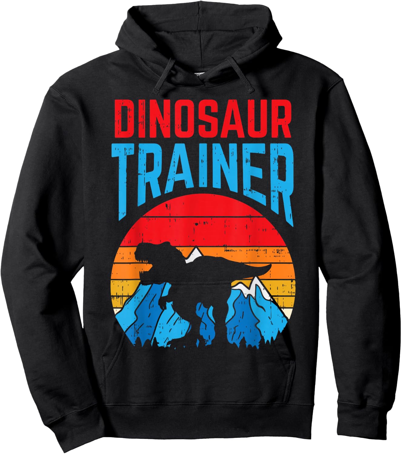Dinosaur Trainer T-Rex Funny Easy Halloween Costume Boys Hoodie - Hoodie | Black