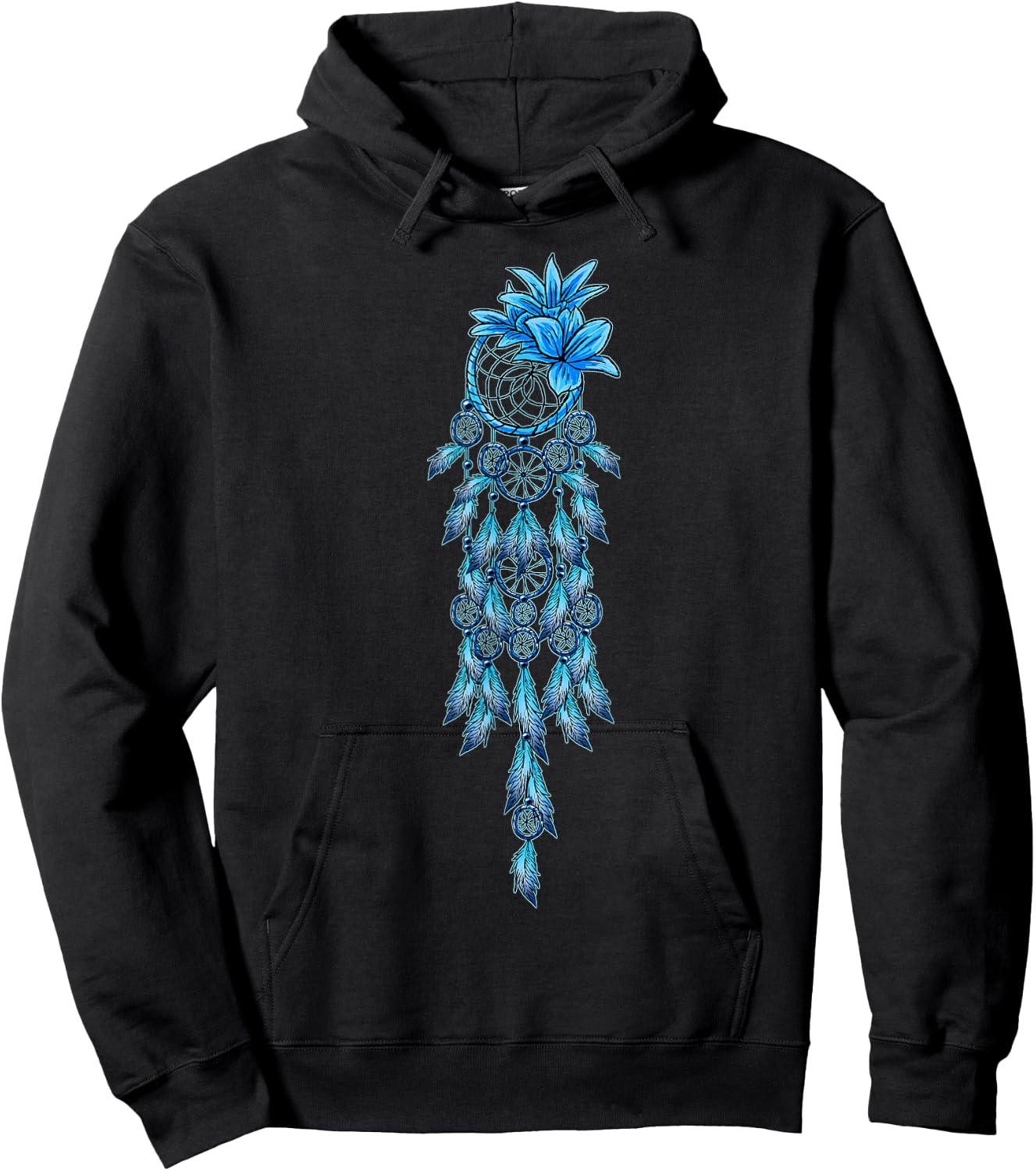Natives American & Gifts Dream Catcher Indian American | Dreamcatcher Hoodie - Hoodie | Black