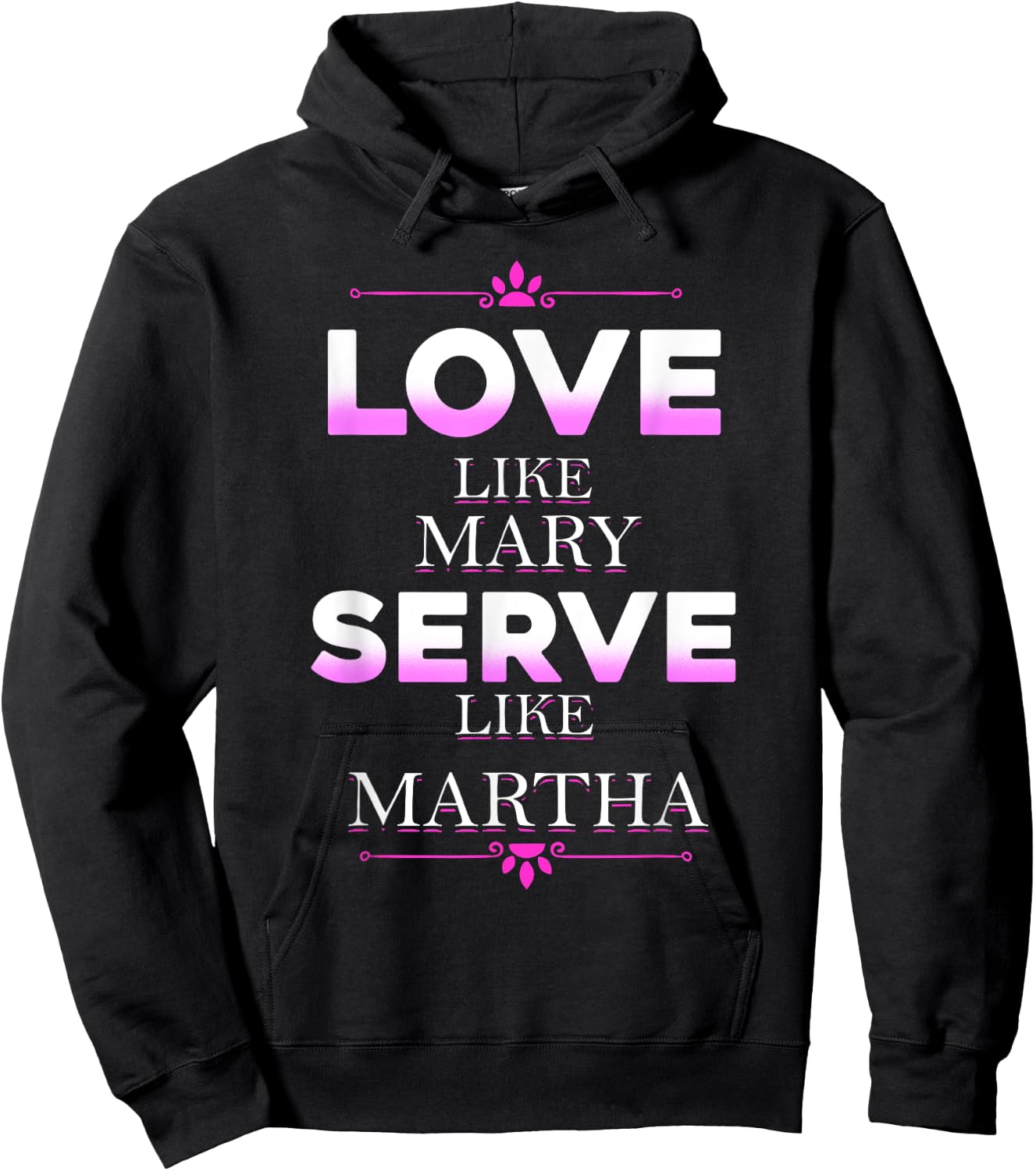 Catholic Shirt - Virgin Mary Shirt - Martha Shirt Hoodie - Hoodie | Black