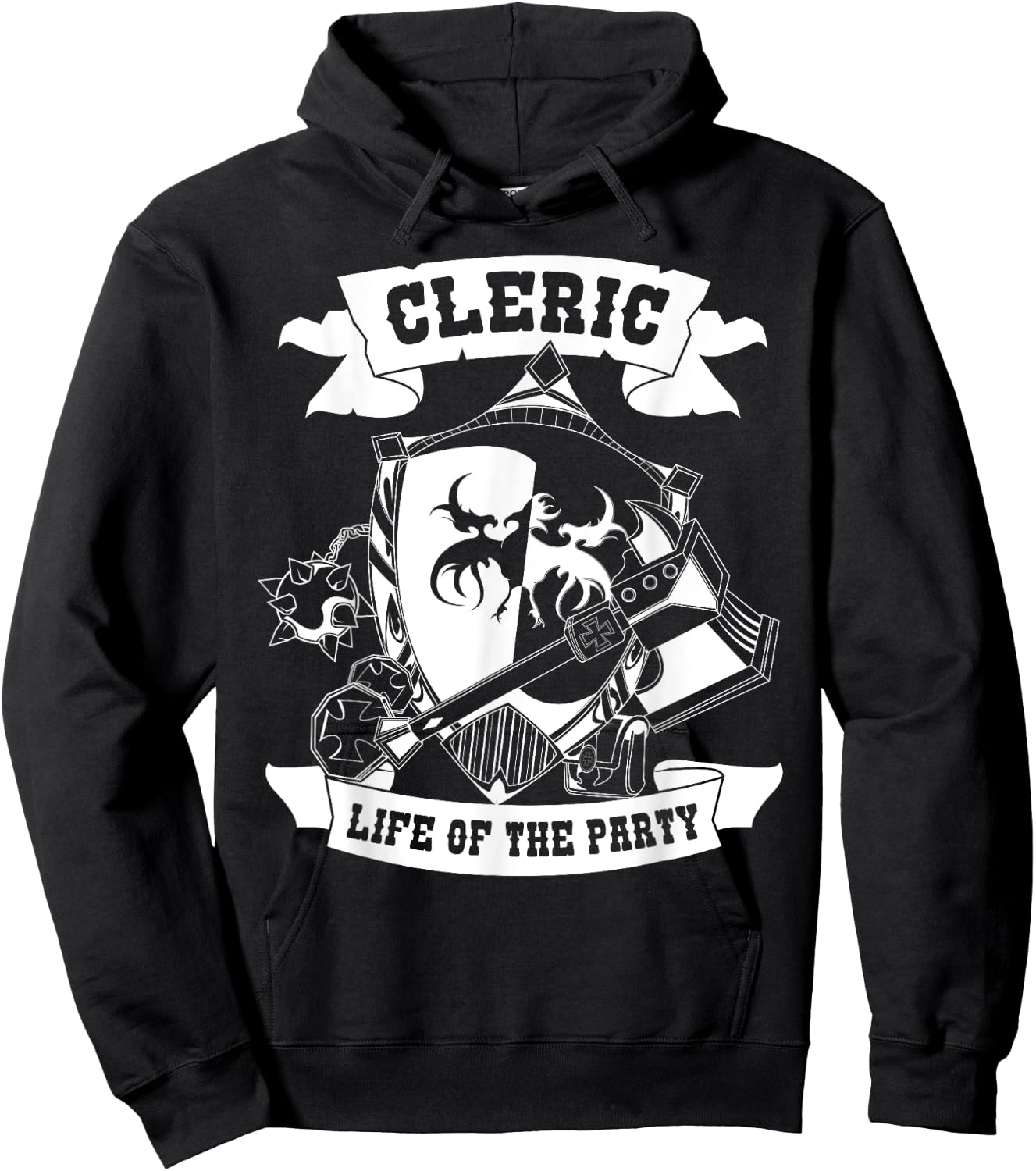 Cleric Life of the Party T Shirt , Women, and Kids Hoodie - Hoodie | Black