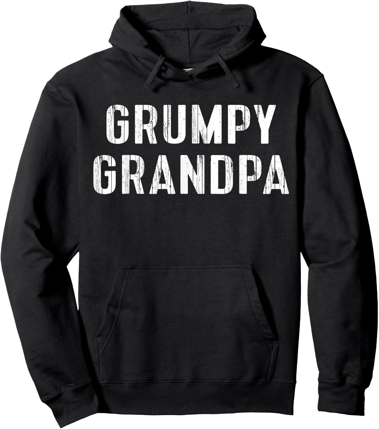Grumpy Grandpa Papa Gramps Grouchy Grandfather Gift Hoodie - Hoodie | Black