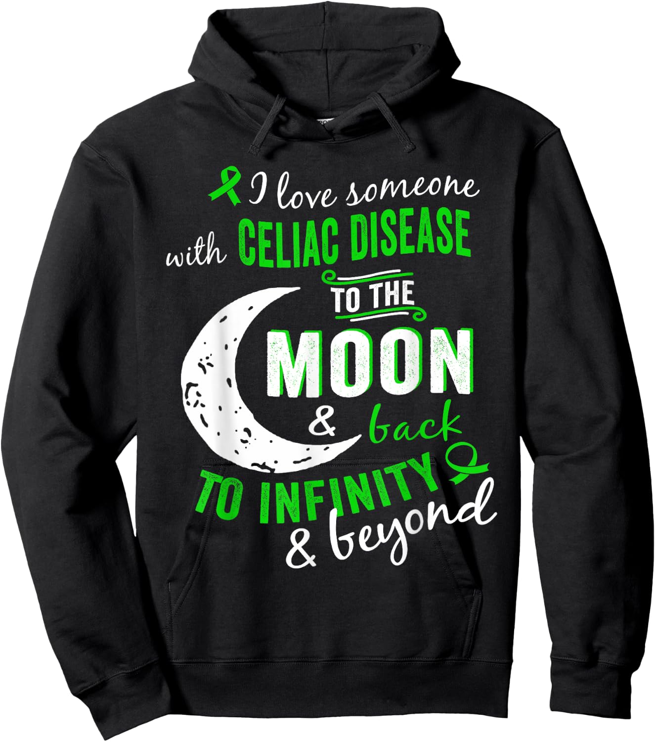Celiac Disease Shirt - Celiac Disease Awareness Shirt Hoodie - Hoodie | Black