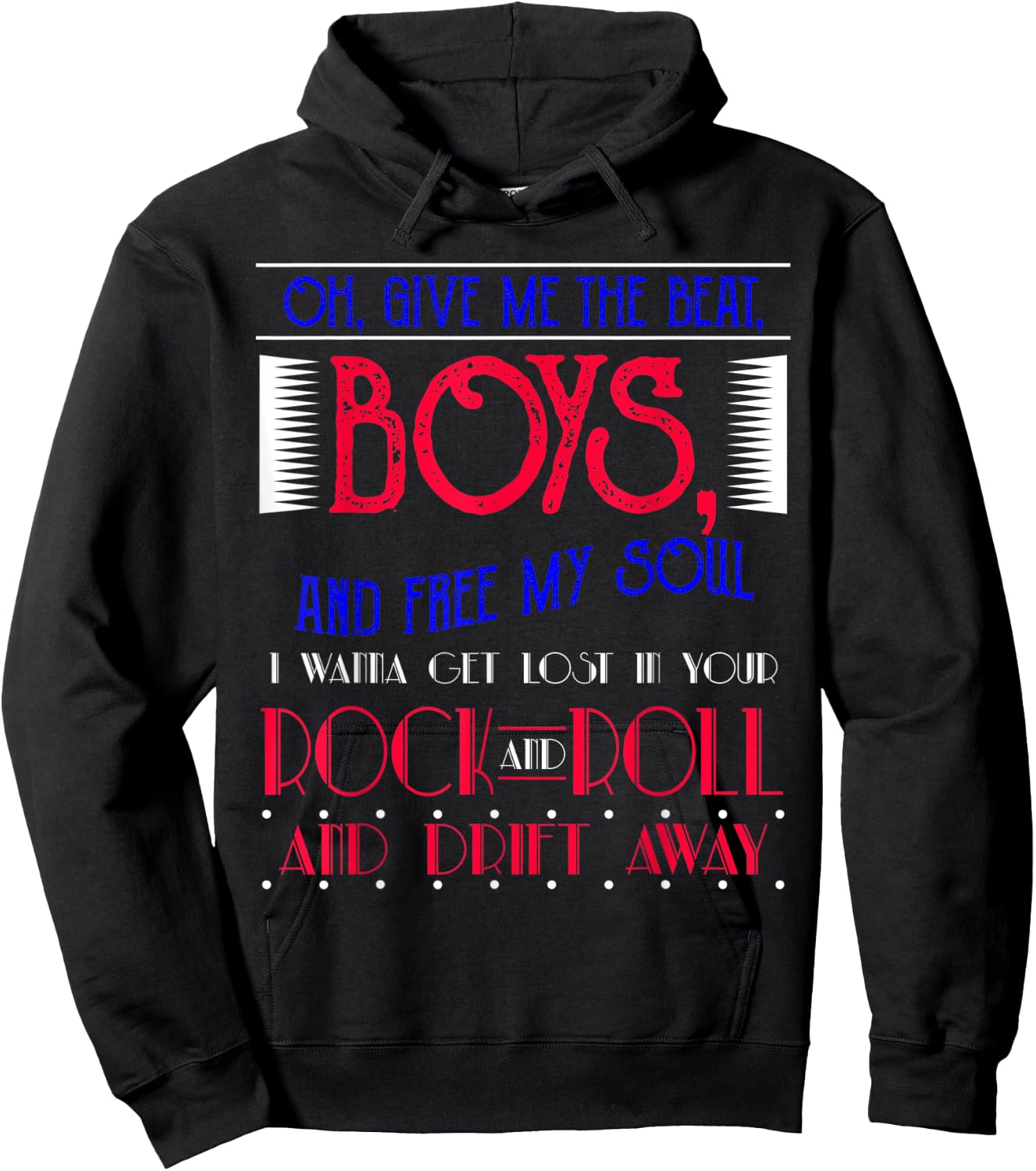 LyricVerse - DRIFT AWAY Hoodie - Hoodie | Black