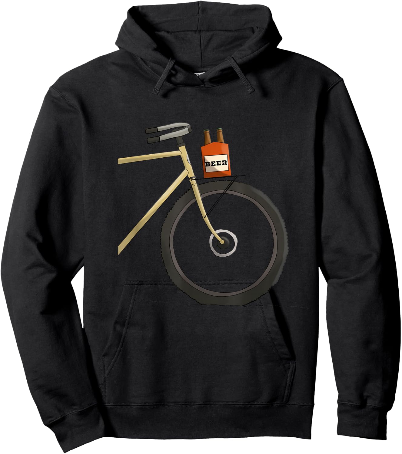 Beer bikepacking - Bike and Beer Hoodie - Hoodie | Black