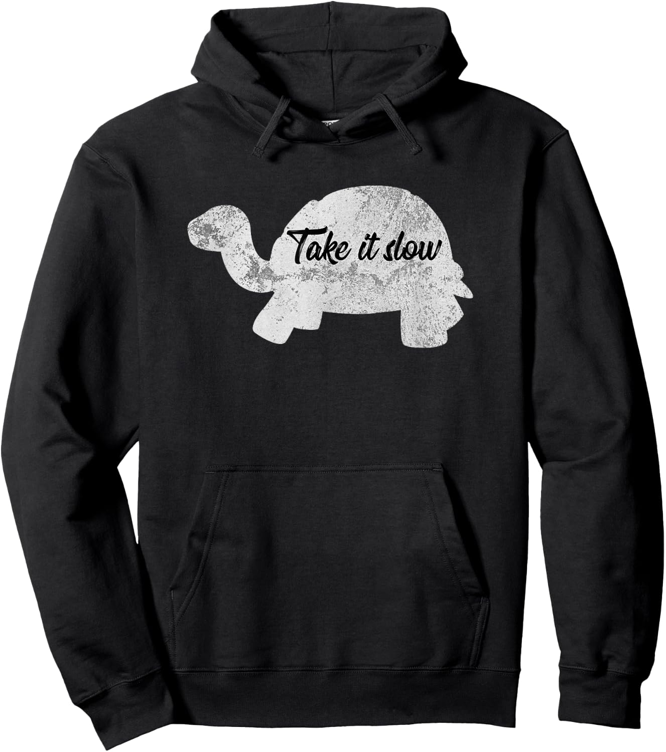 Turtle Take it Slow Hoodie - Hoodie | Black