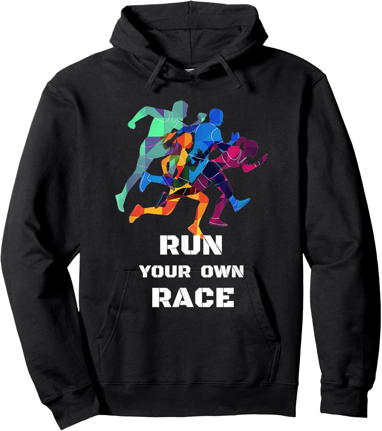 Run Your Own Race Gift T Shirt, DK Hoodie - Hoodie | Black