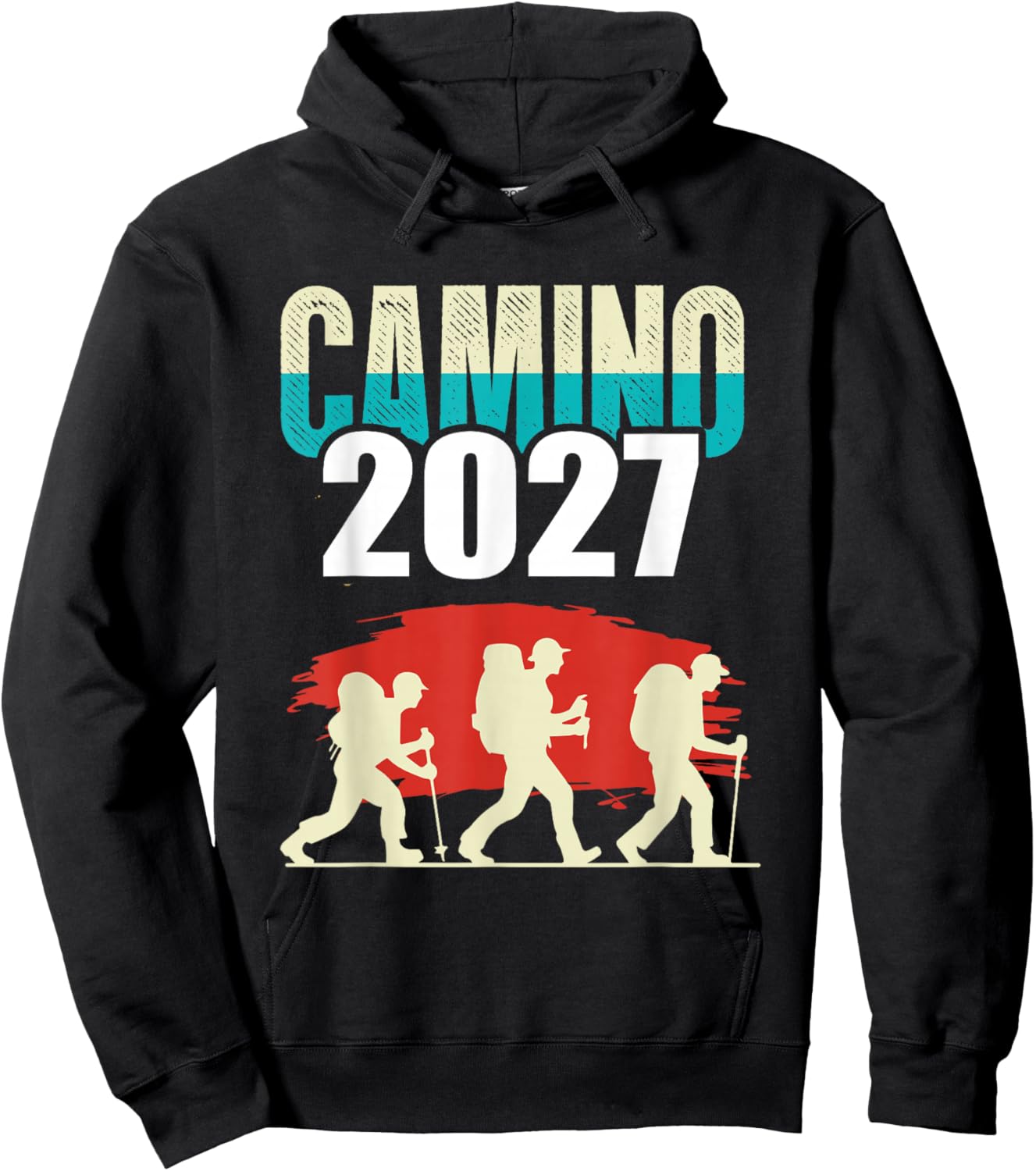 Camino de Santiago 2027 Shirt Pilgrimage Buen Camino Gift Hoodie - Hoodie | Black