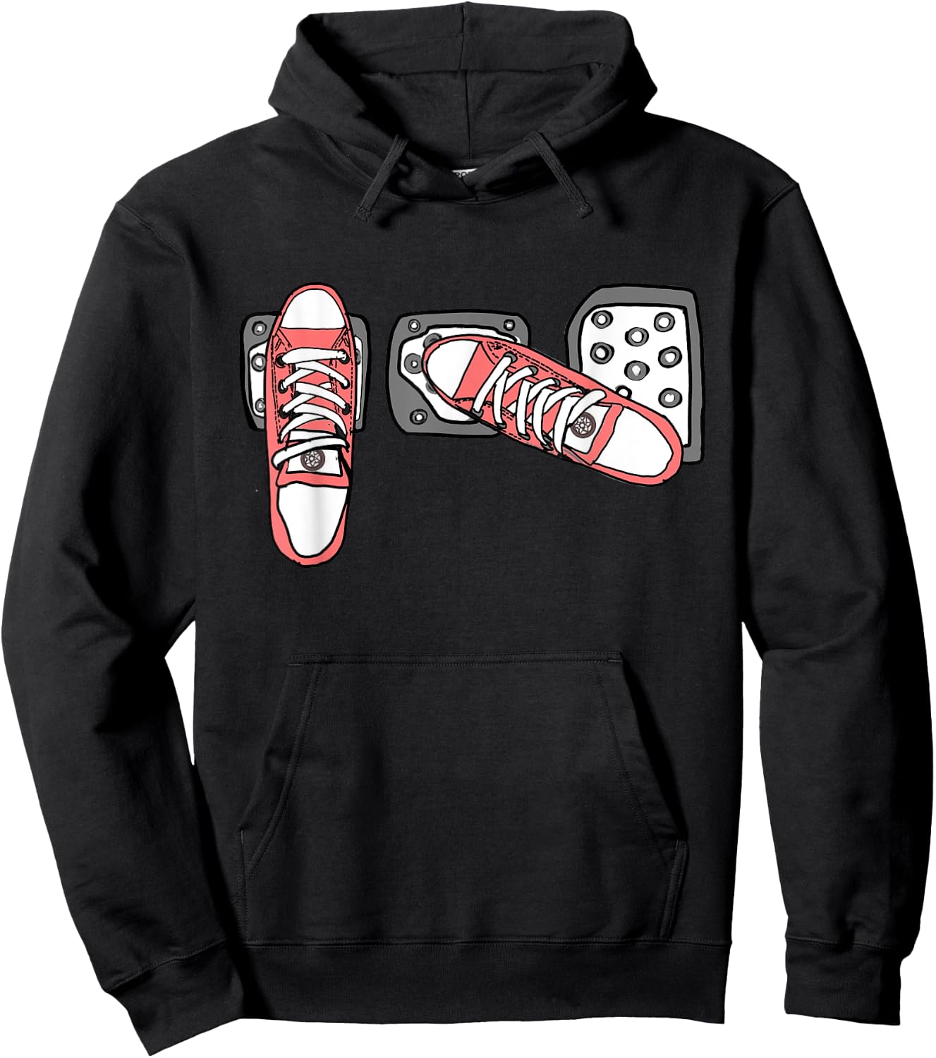 Save The Stick Funny Manual Transmission Three Pedals Car Hoodie - Hoodie | Black