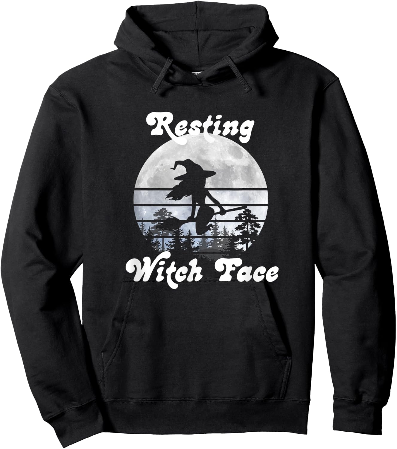 Resting Witch Face Hoodie - Hoodie | Black