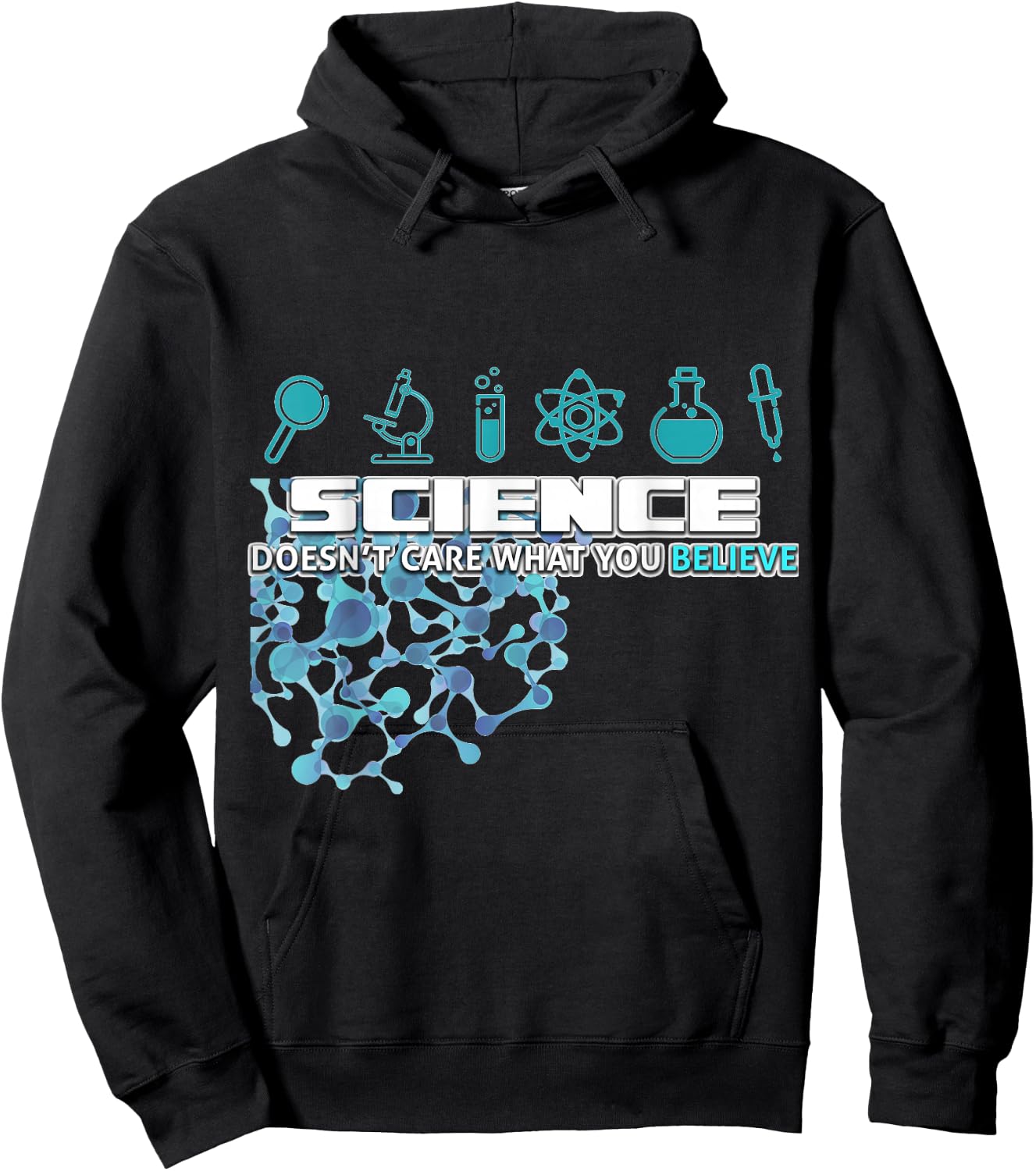 Science doesn't care about your opinion Hoodie - Hoodie | Black