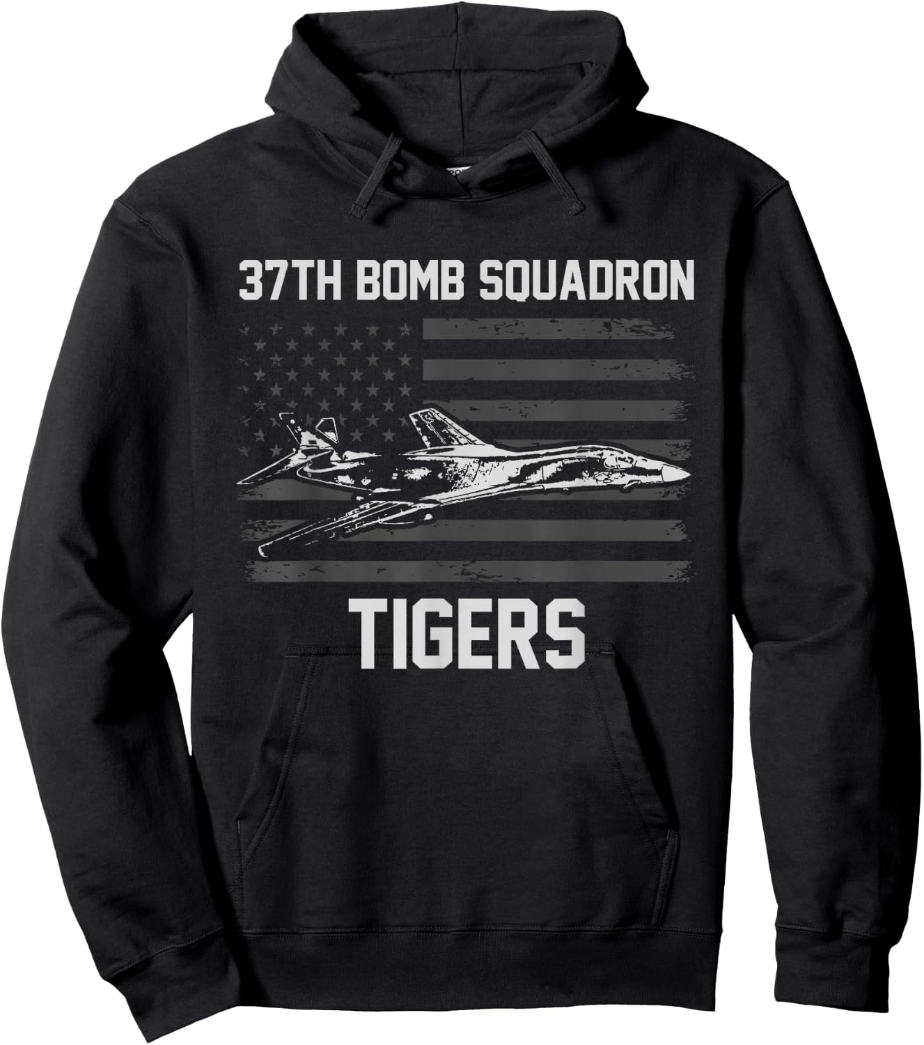 37th Bomb Squadron Tigers Hoodie - Hoodie | Black