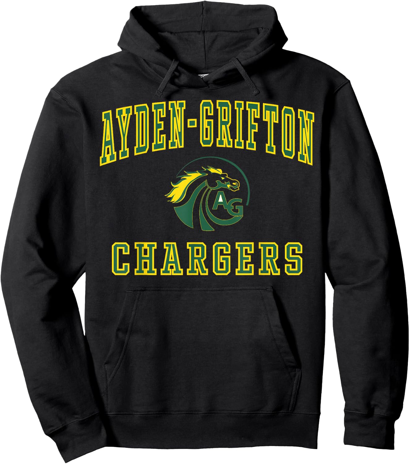 Ayden-Grifton High School Chargers C1 Hoodie - Hoodie | Black