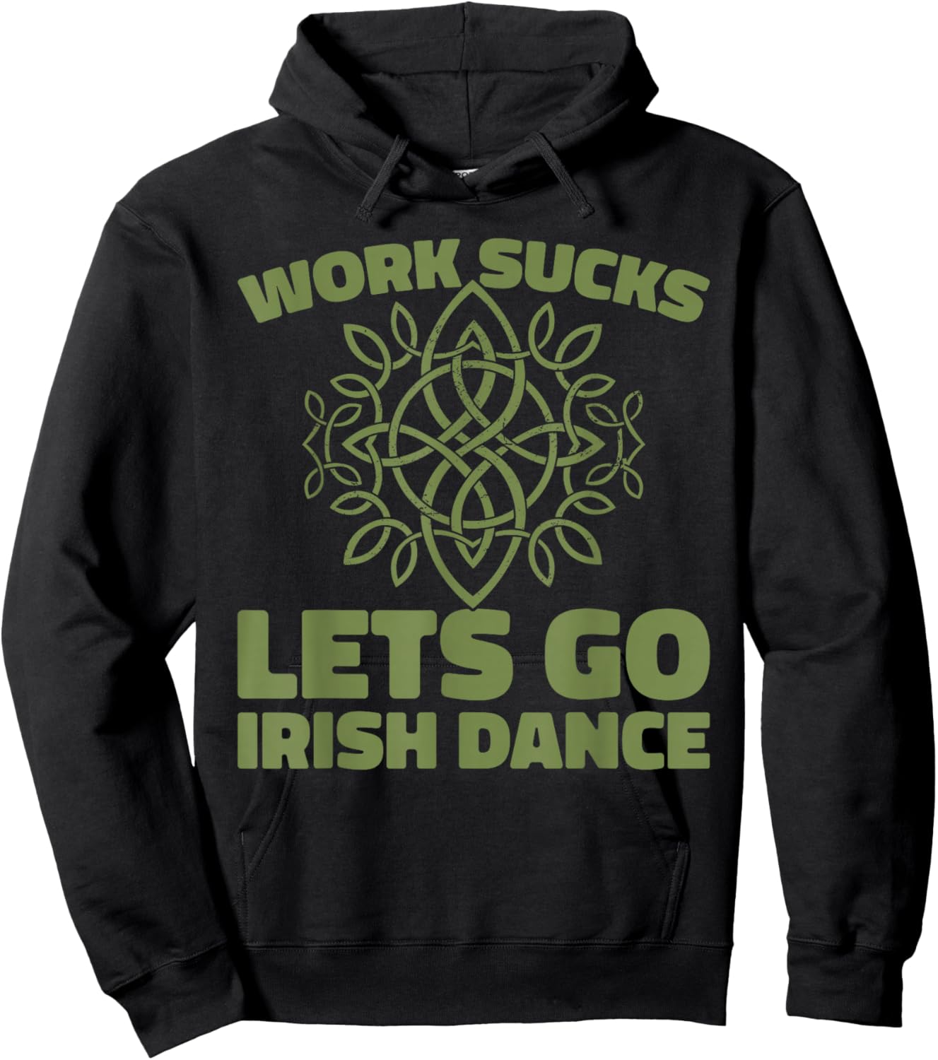 Dancer Jigging Step - Irish Dance Hoodie - Hoodie | Black