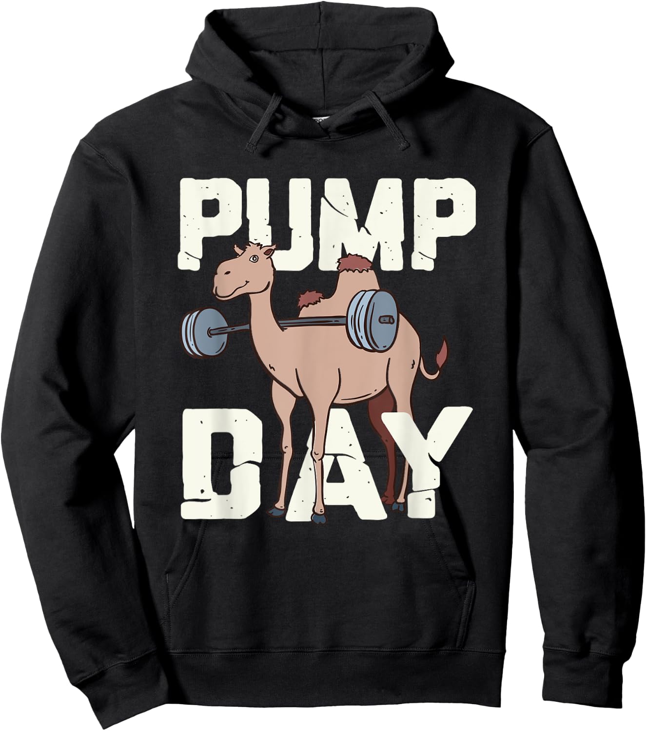 Funny weight lifting, Hump Day Camel Fitness Humor Hoodie - Hoodie | Black