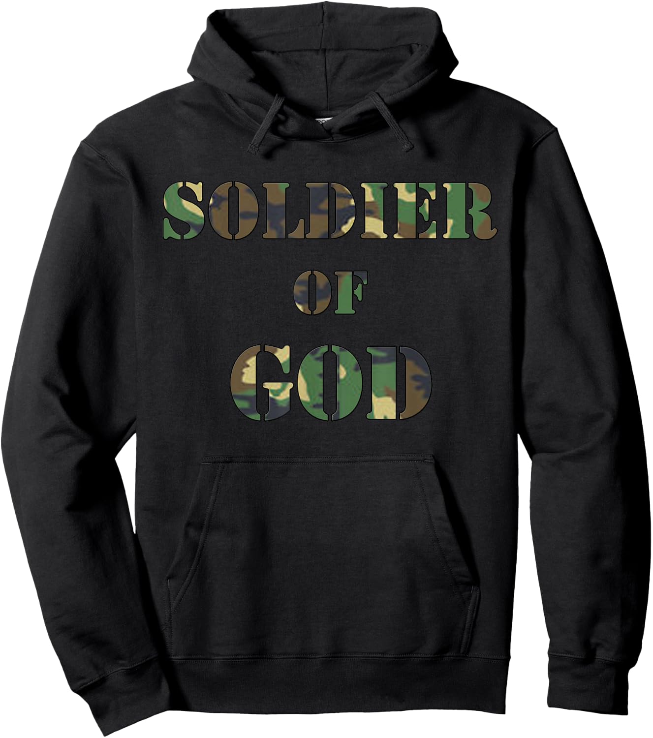 Soldier of God Hoodie - Hoodie | Black