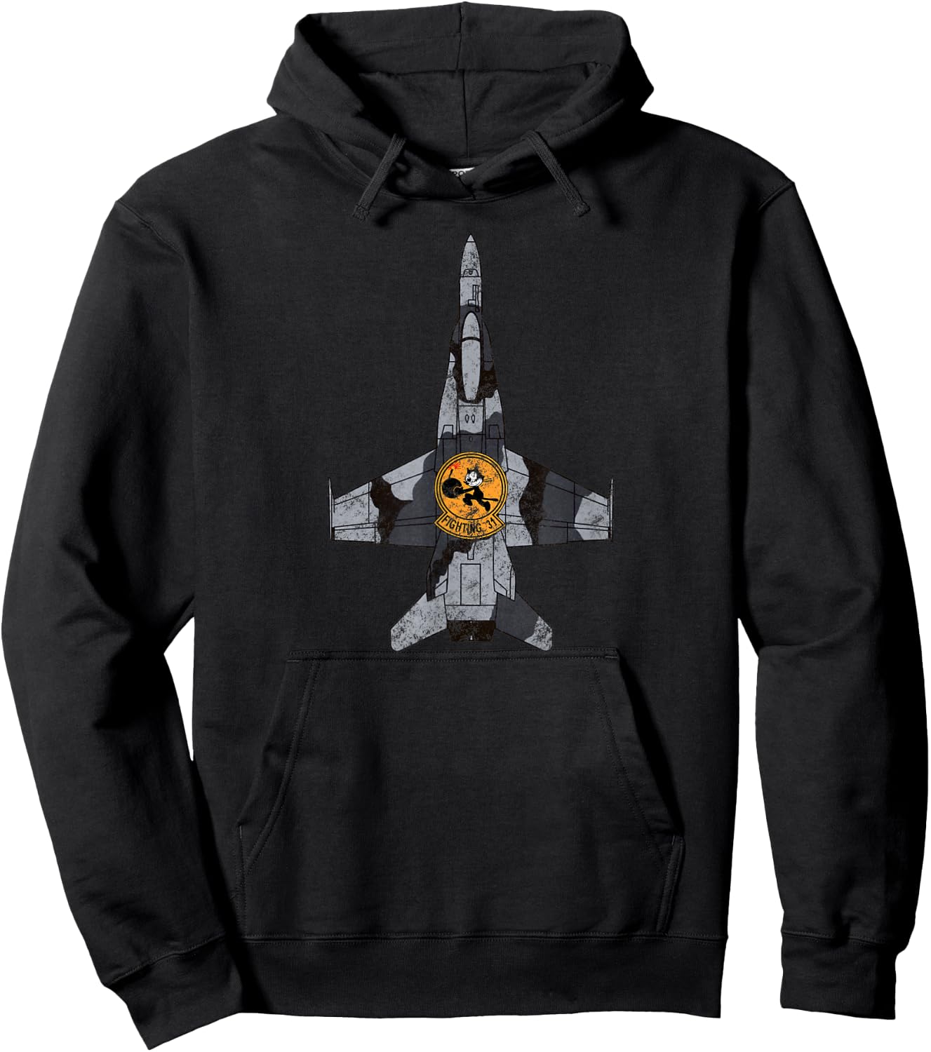 WW2 VFA-31 F-18 Tomcatters Squadron Patch Hoodie - Hoodie | Black
