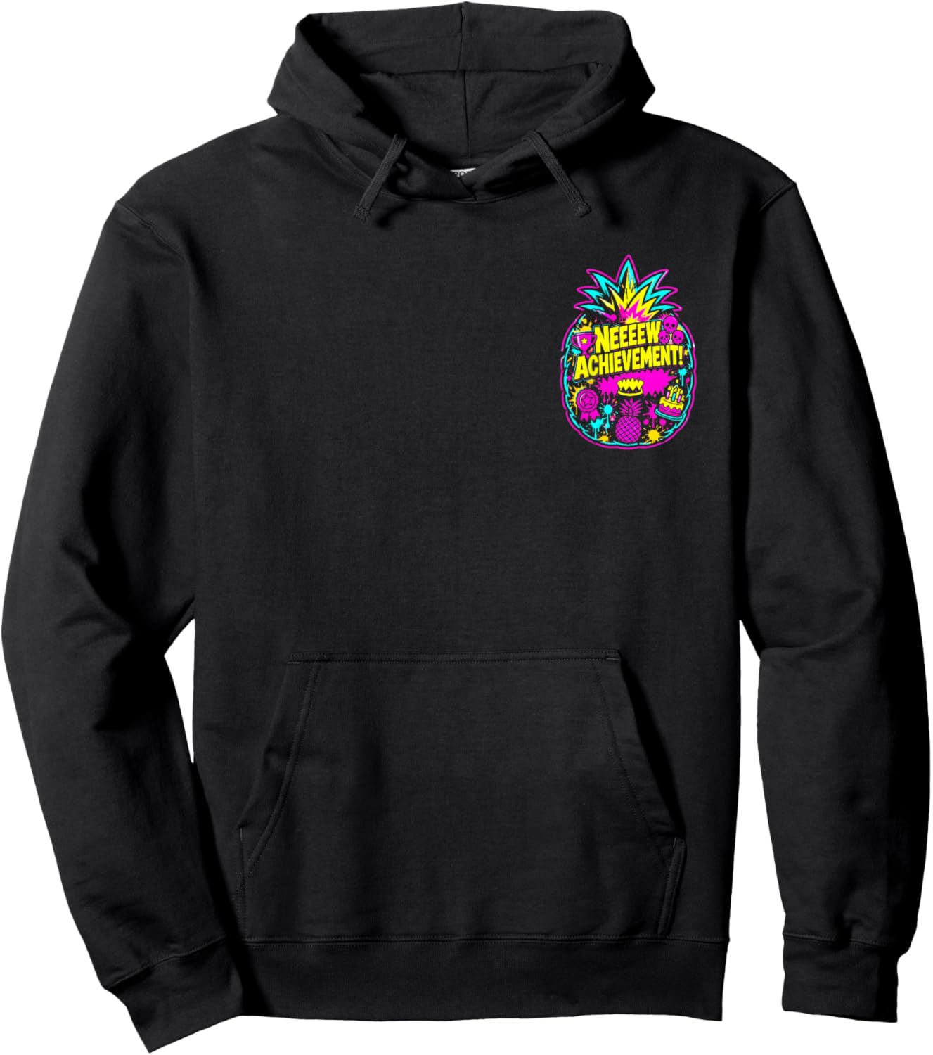 Happy Fathers Day Crawler New Achievement Gamer Dad 2 Sides Hoodie - Hoodie | Black