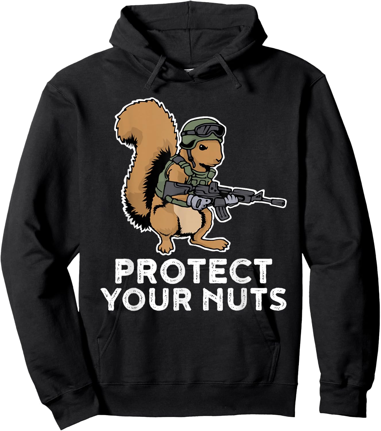 Protect Your Nuts Hoodie - Hoodie | Black