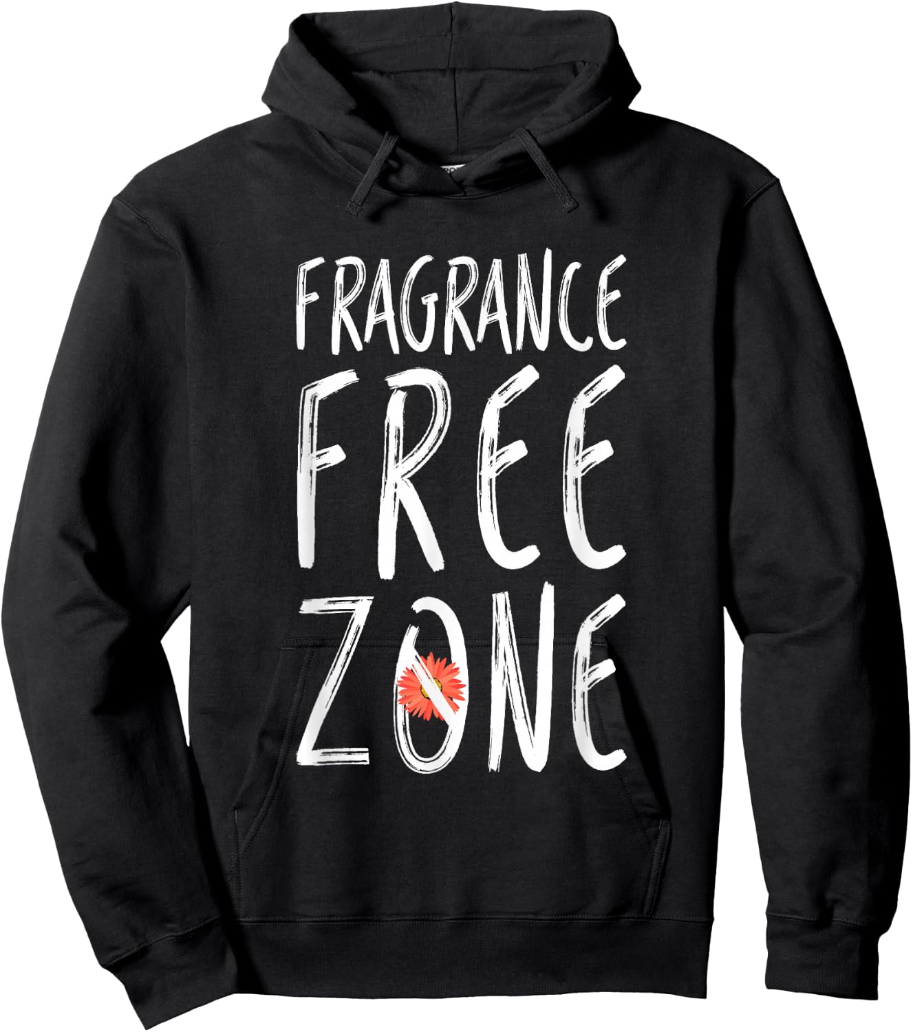 Fragrance Free Zone Chemical Sensitivity MCS/ES Hoodie - Hoodie | Black