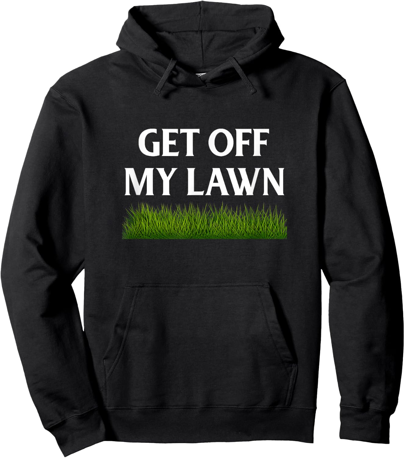 Get Off My Lawn Funny Novelty old humor Hoodie - Hoodie | Black