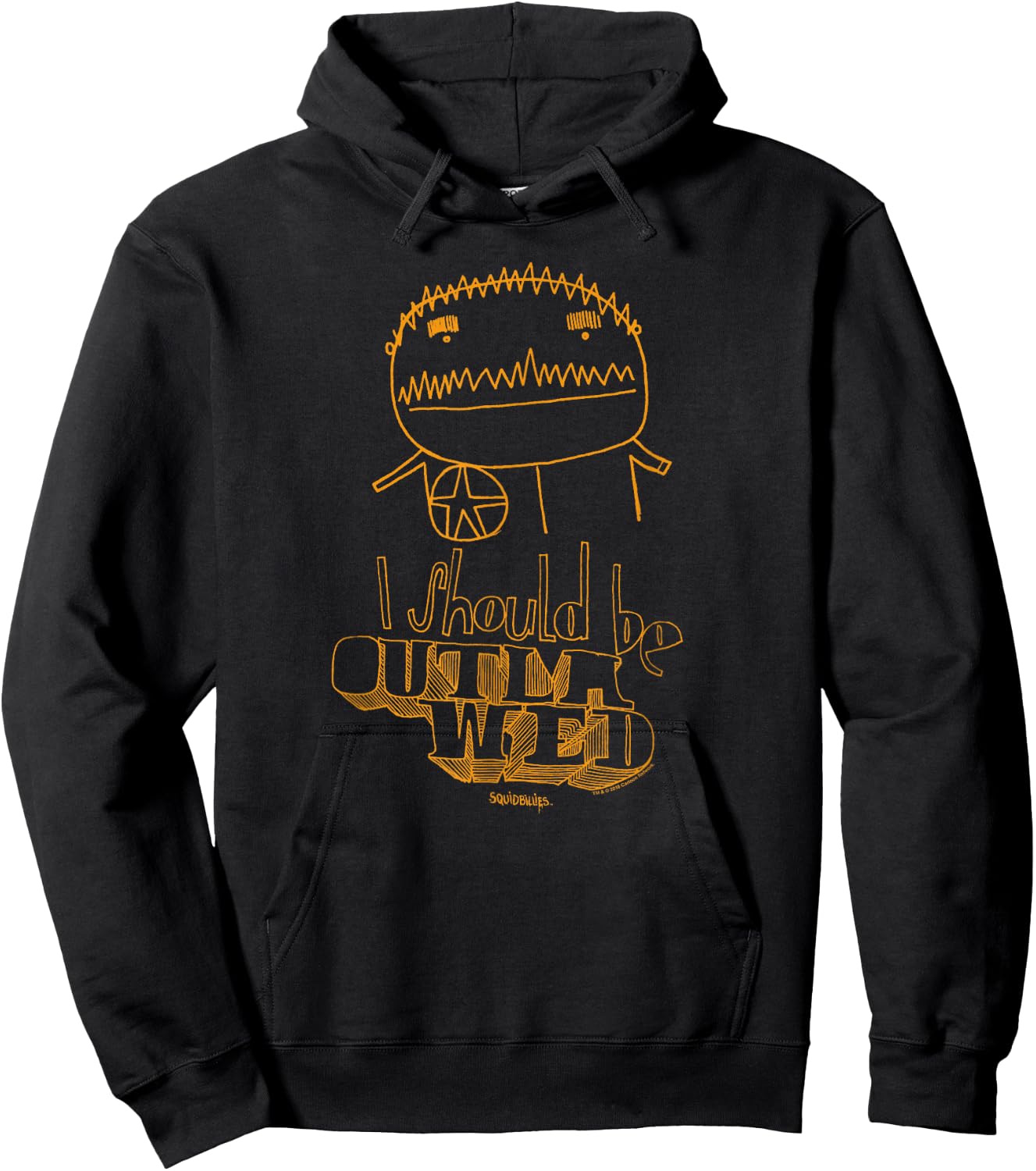 Adult Swim Squidbillies Outlawed Black Cartoon , Small Hoodie - Hoodie | Black
