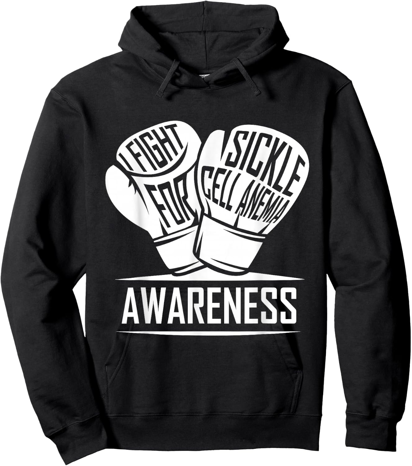 Sickle Cell Awareness Shirt Anemia Support Fight Hoodie - Hoodie | Black