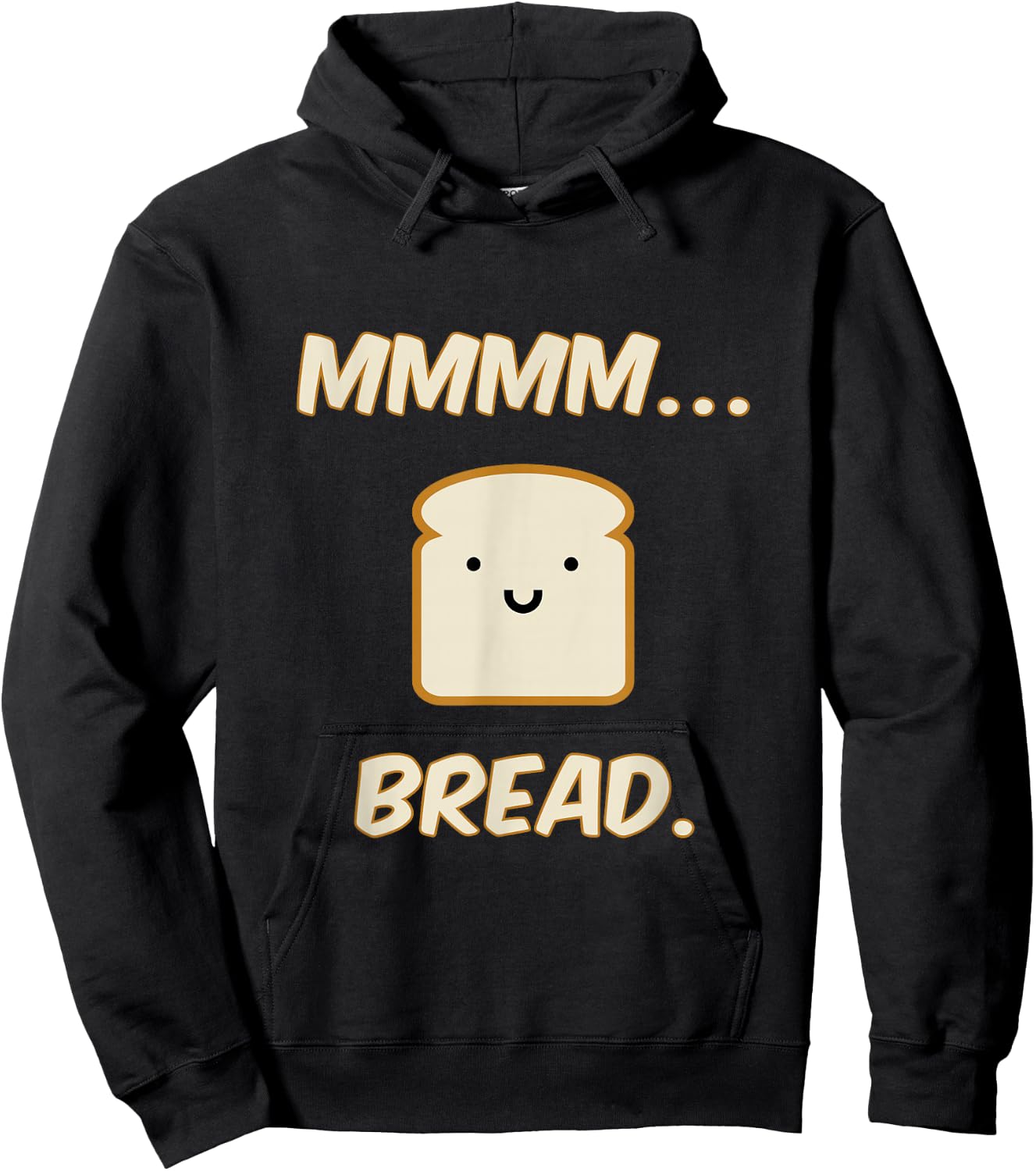 Funny Bread Lover Shirt - Adorable Kawaii Toast Lover Gift Hoodie - Hoodie | Black