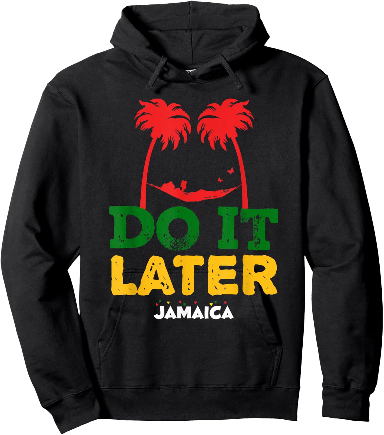 Do it Later! Trip to Jamaica Hoodie - Hoodie | Black