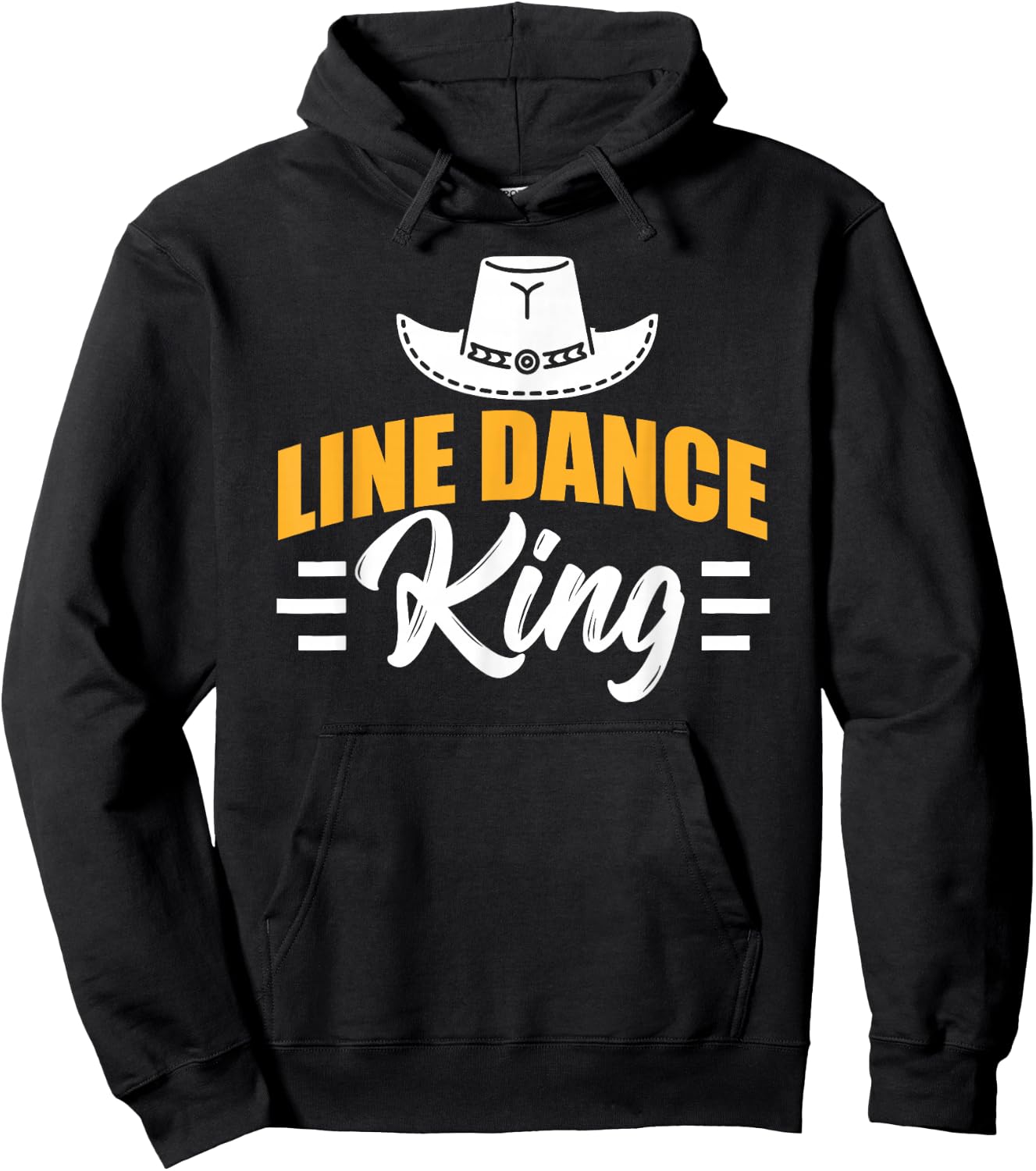 Line Dance Line Dance King for Line Dancers Hoodie - Hoodie | Black