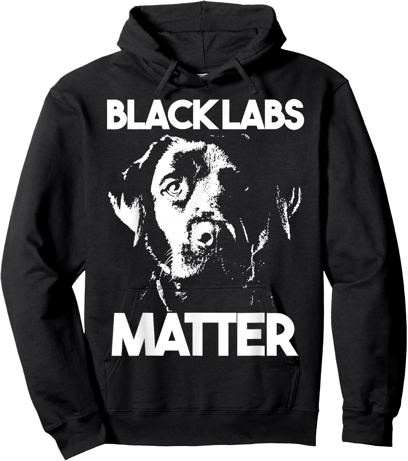 Funny Black Labs Matter Gift Hoodie - Hoodie | Black