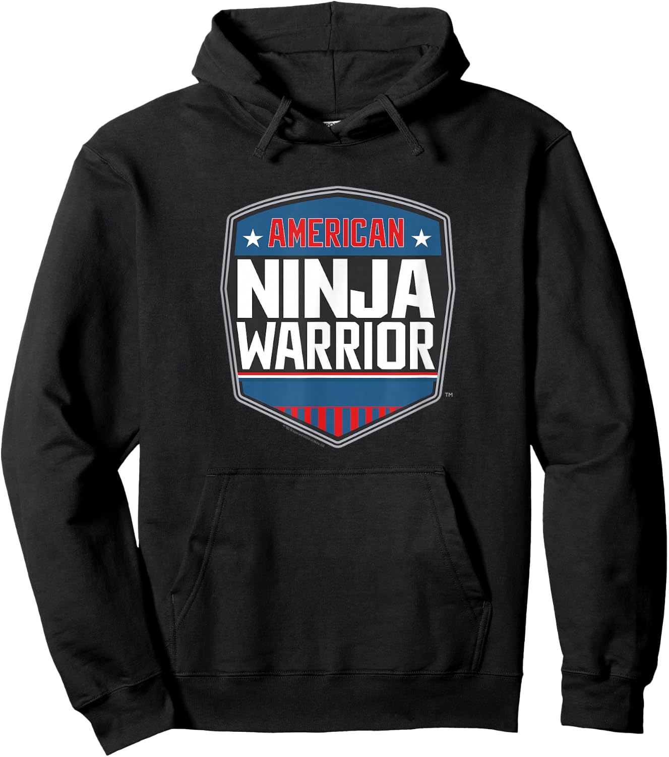 American Ninja Warrior Logo Standard Hoodie - Hoodie | Black