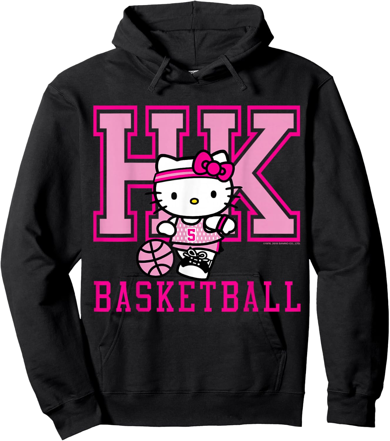 Hello Kitty Basketball Sports Athlete Shirt Hoodie - Hoodie | Black