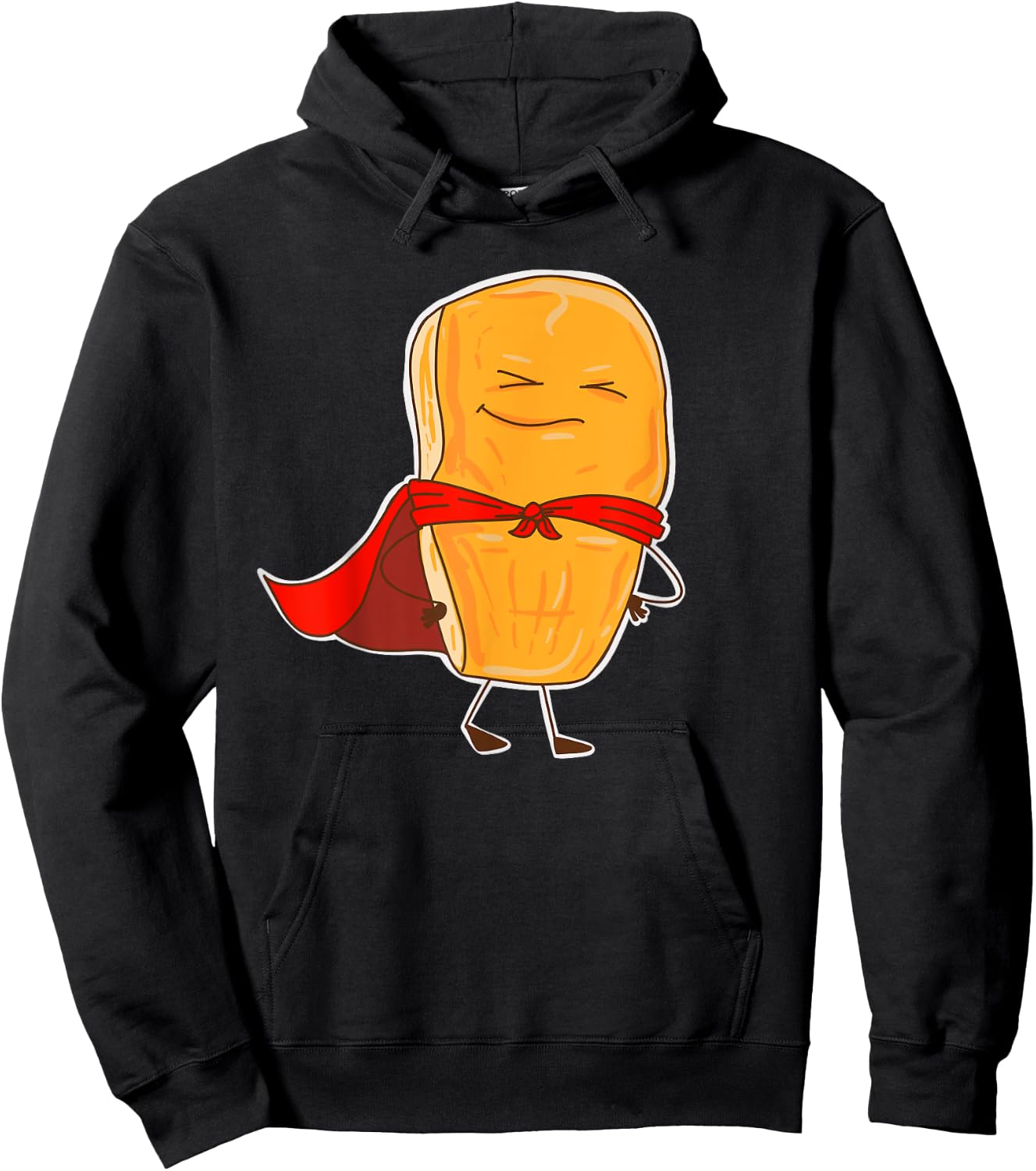 Chicken Nugget | Cute Super Halloween Food Puns Funny Gift Hoodie - Hoodie | Black