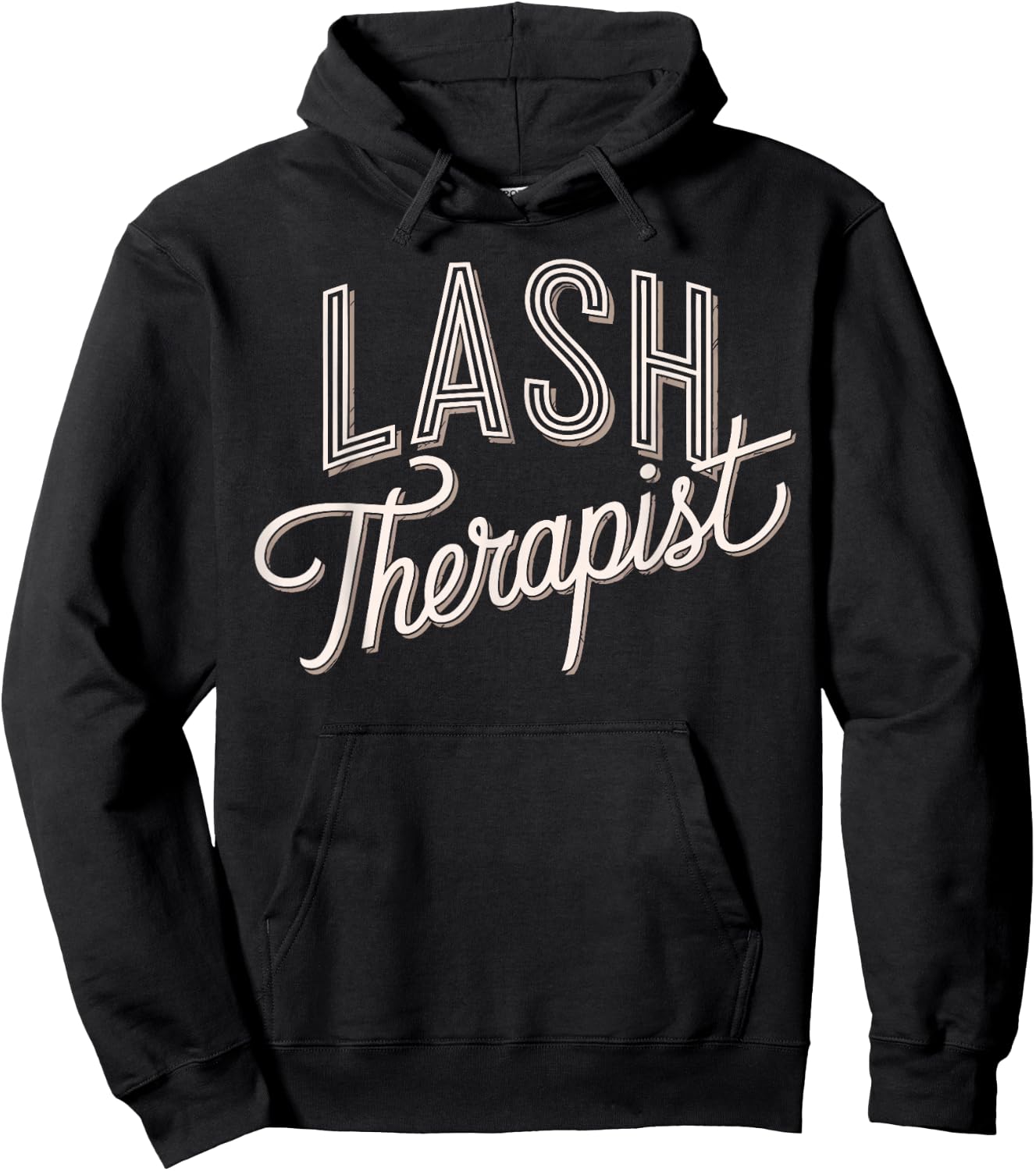 Lash Therapist Eyelash Technician Lash Tech Hoodie - Hoodie | Black