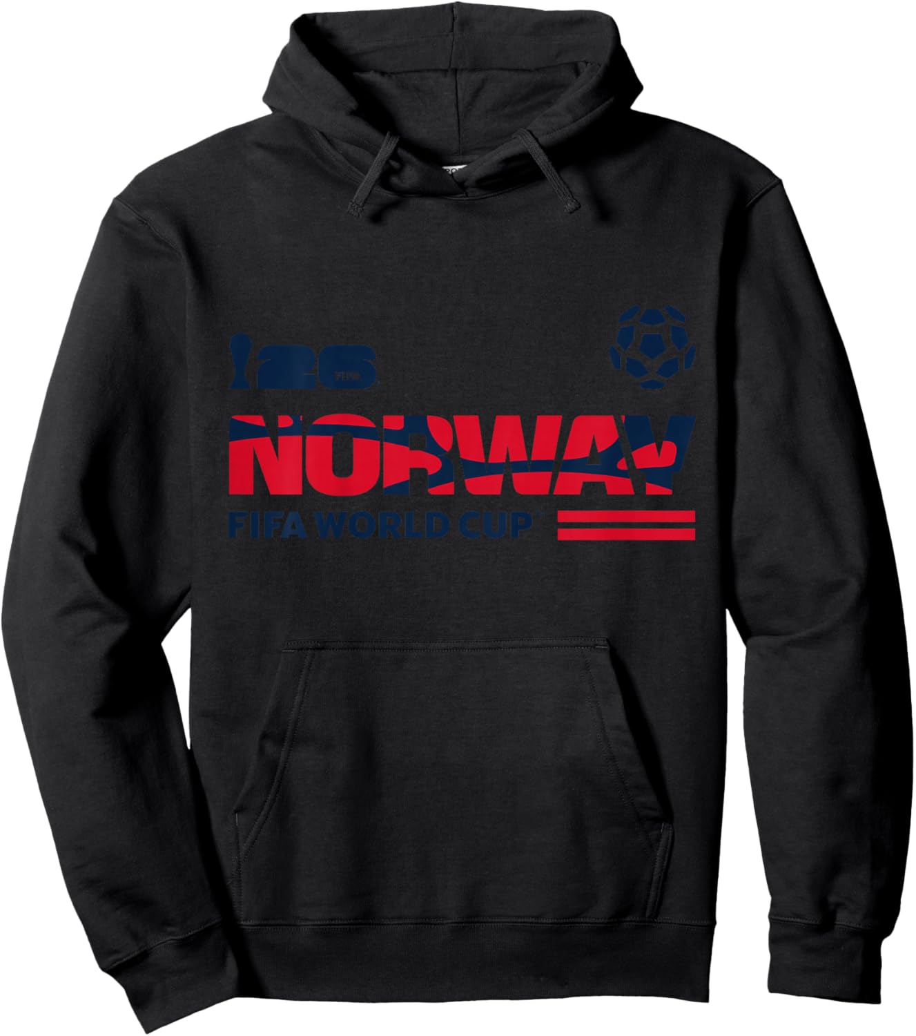 Kids FIFA World CUP26 Qualifier Norway Hoodie - Hoodie | Black