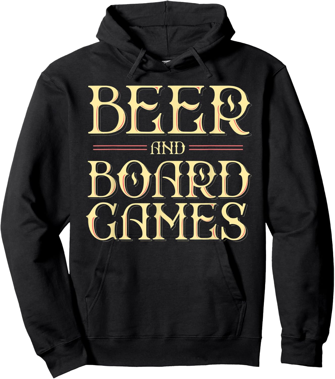 Beer and Board Games Hoodie - Hoodie | Black