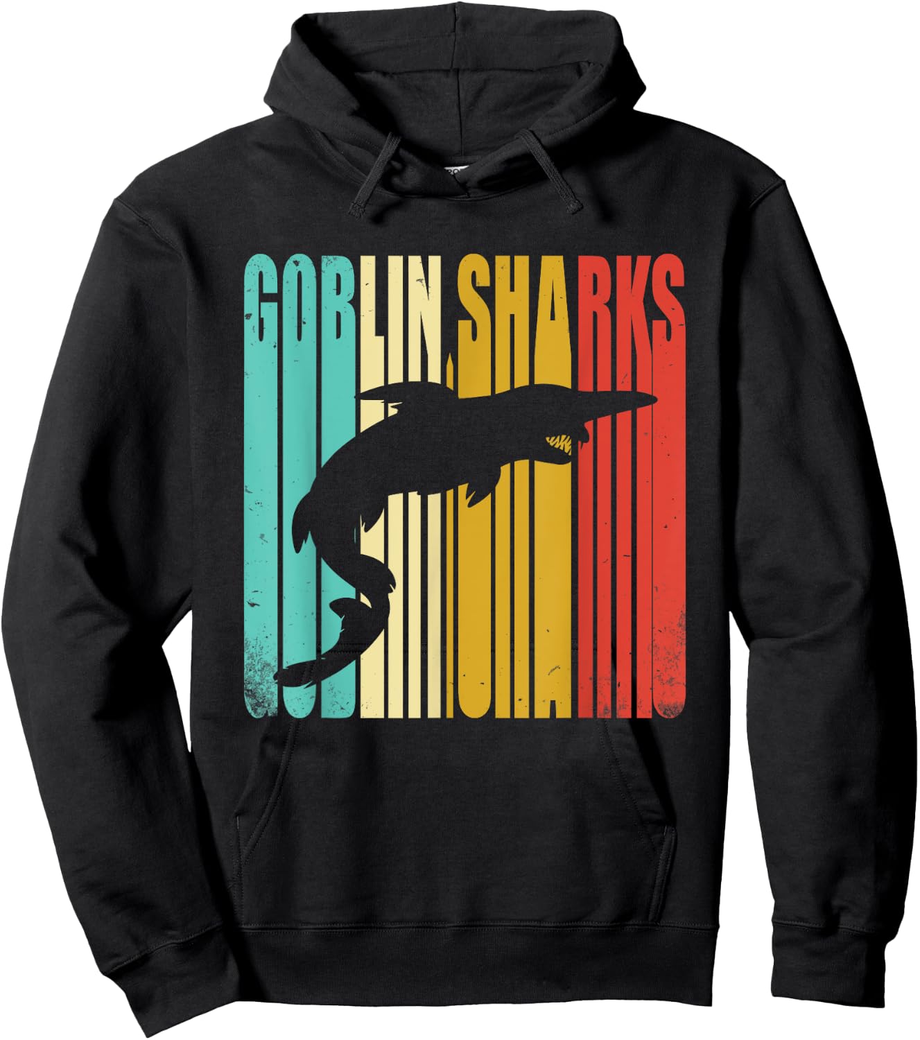 Vintage Goblin Sharks Shirt Hoodie - Hoodie | Black