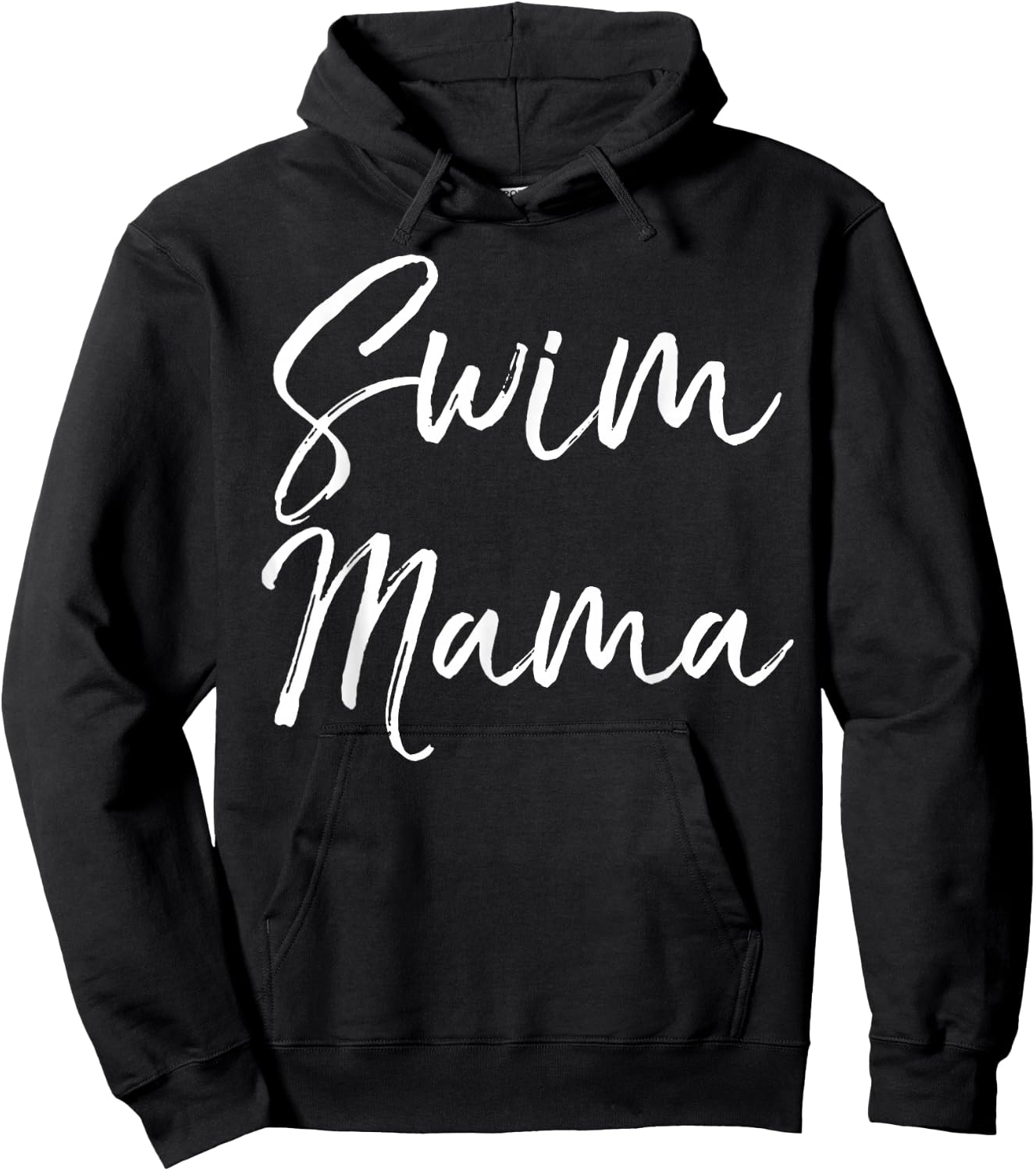 Swim Mama Shirt Fun Cute Sports Swimming Mother Mom Hoodie - Hoodie | Black