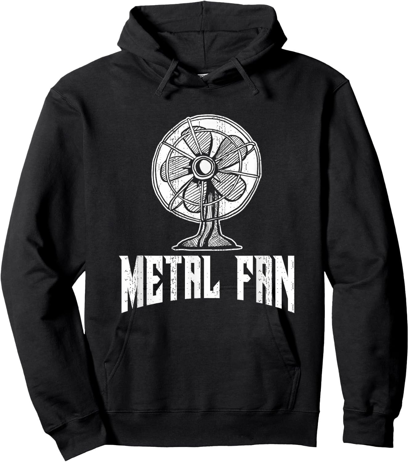 Metal Fan Funny Ventilator Rock & Heavy Metal Fun Hoodie - Hoodie | Black