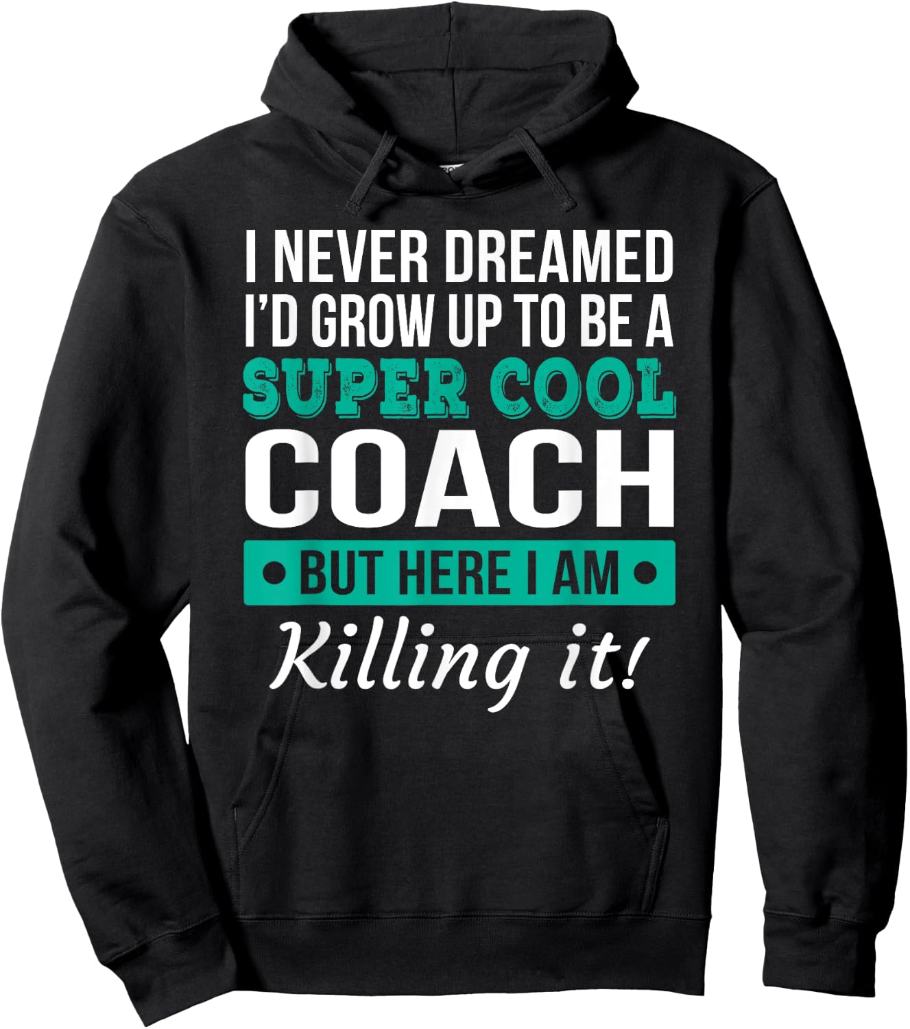 Funny Coach Appreciation Thank You Gift Small Hoodie - Hoodie | Black